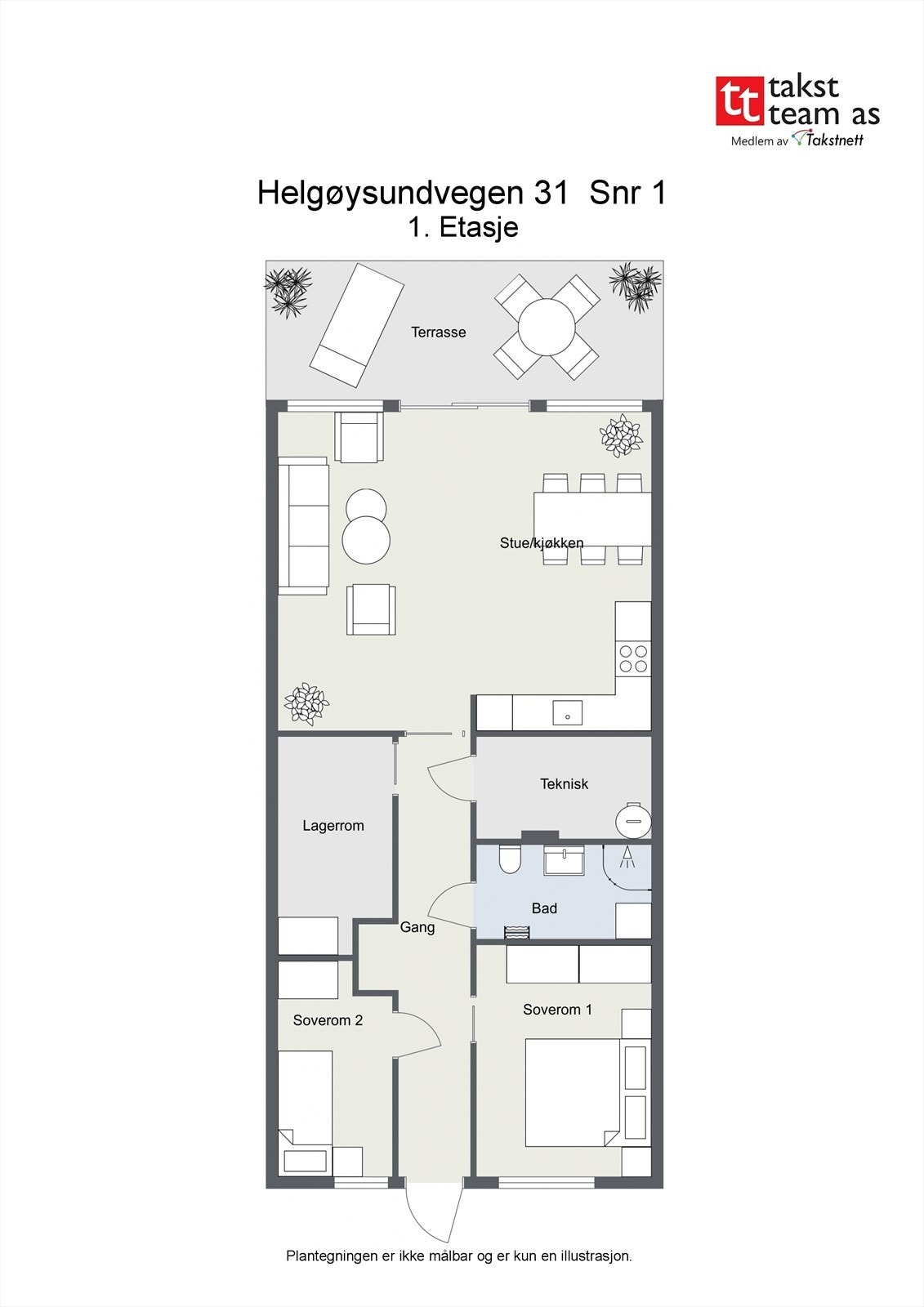 Plantegning i 2D Galleribilde
