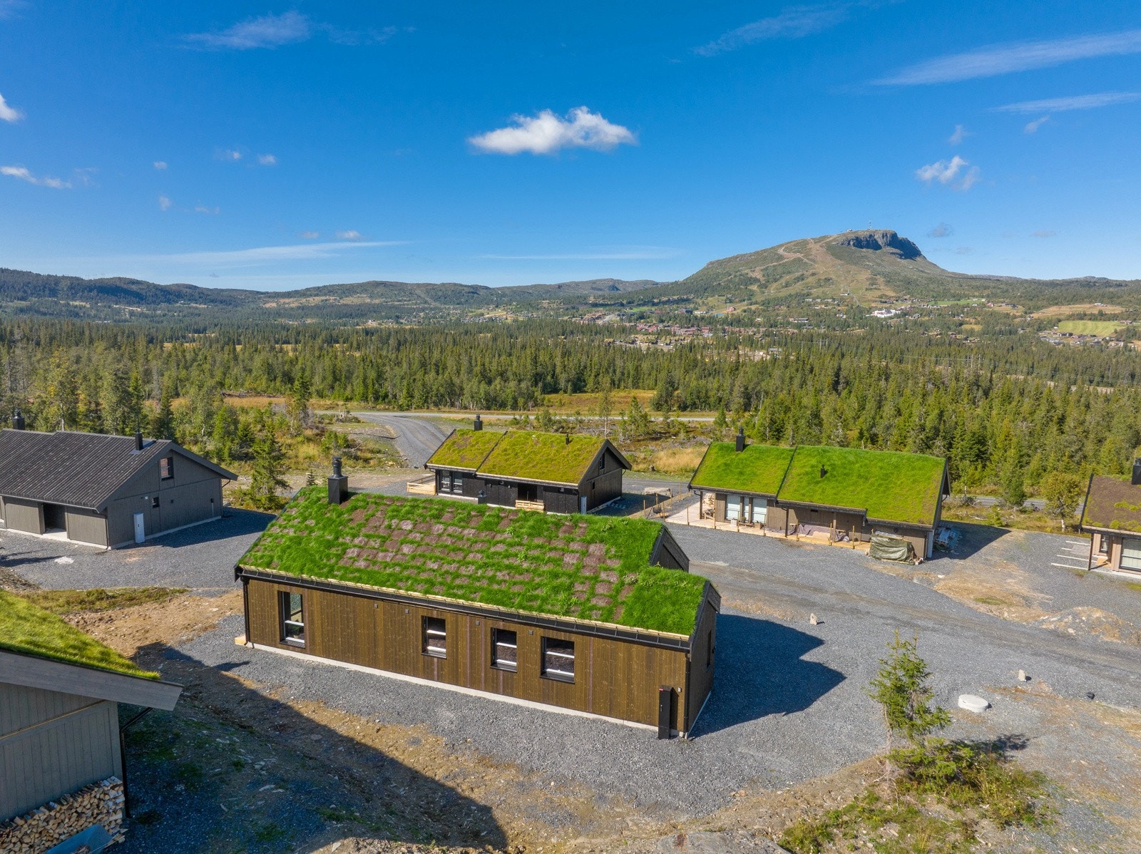 Eiendommen byr på fantastisk utsikt mot Skeikampen og gode solforhold Galleribilde