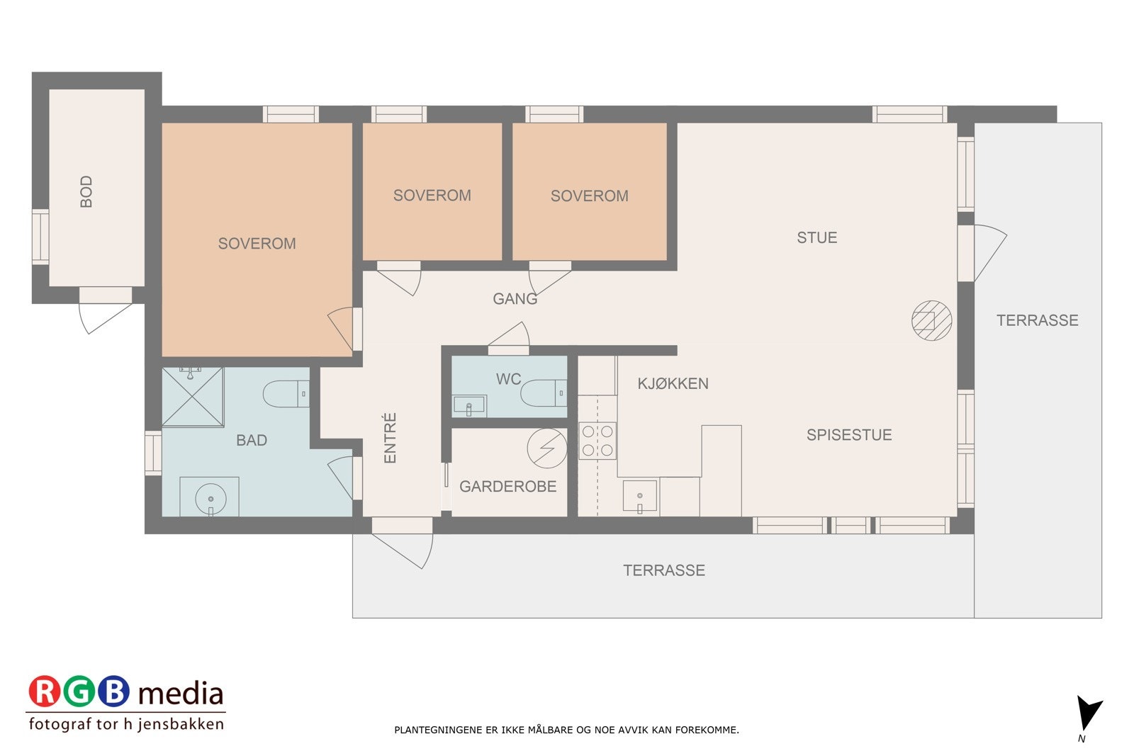 Plantegning Galleribilde