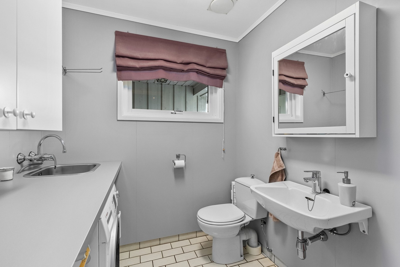 Praktisk vaskerom. Galleribilde