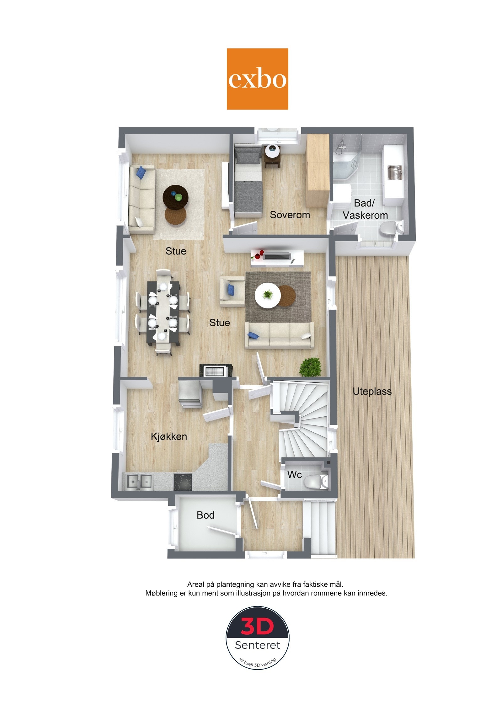 Plantegning 1.etasje. Galleribilde