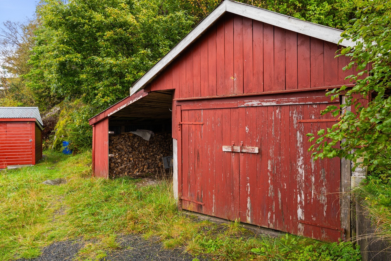 Garasje og bod. Galleribilde