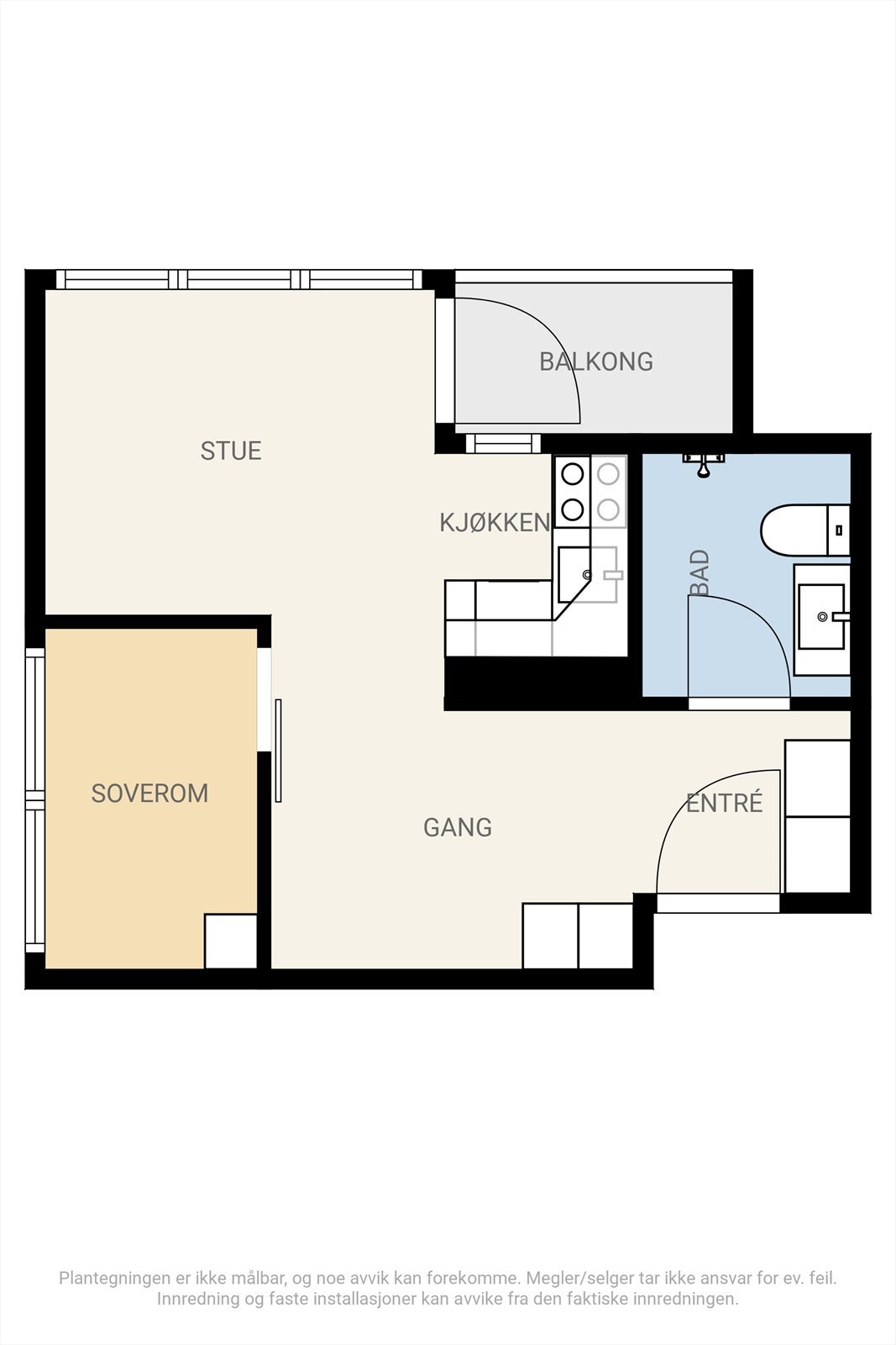 Plantegning Galleribilde