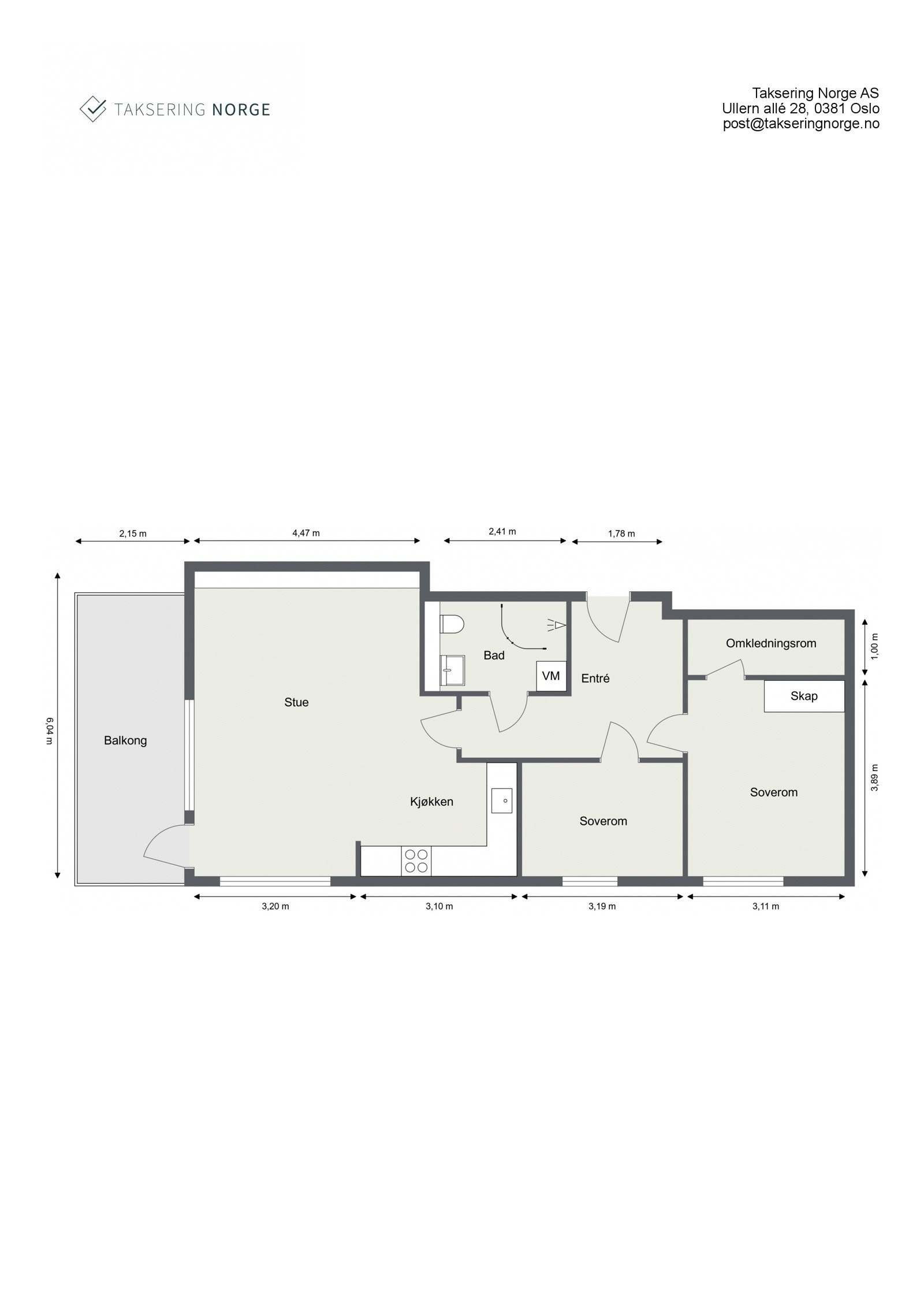 Planskisse. Galleribilde