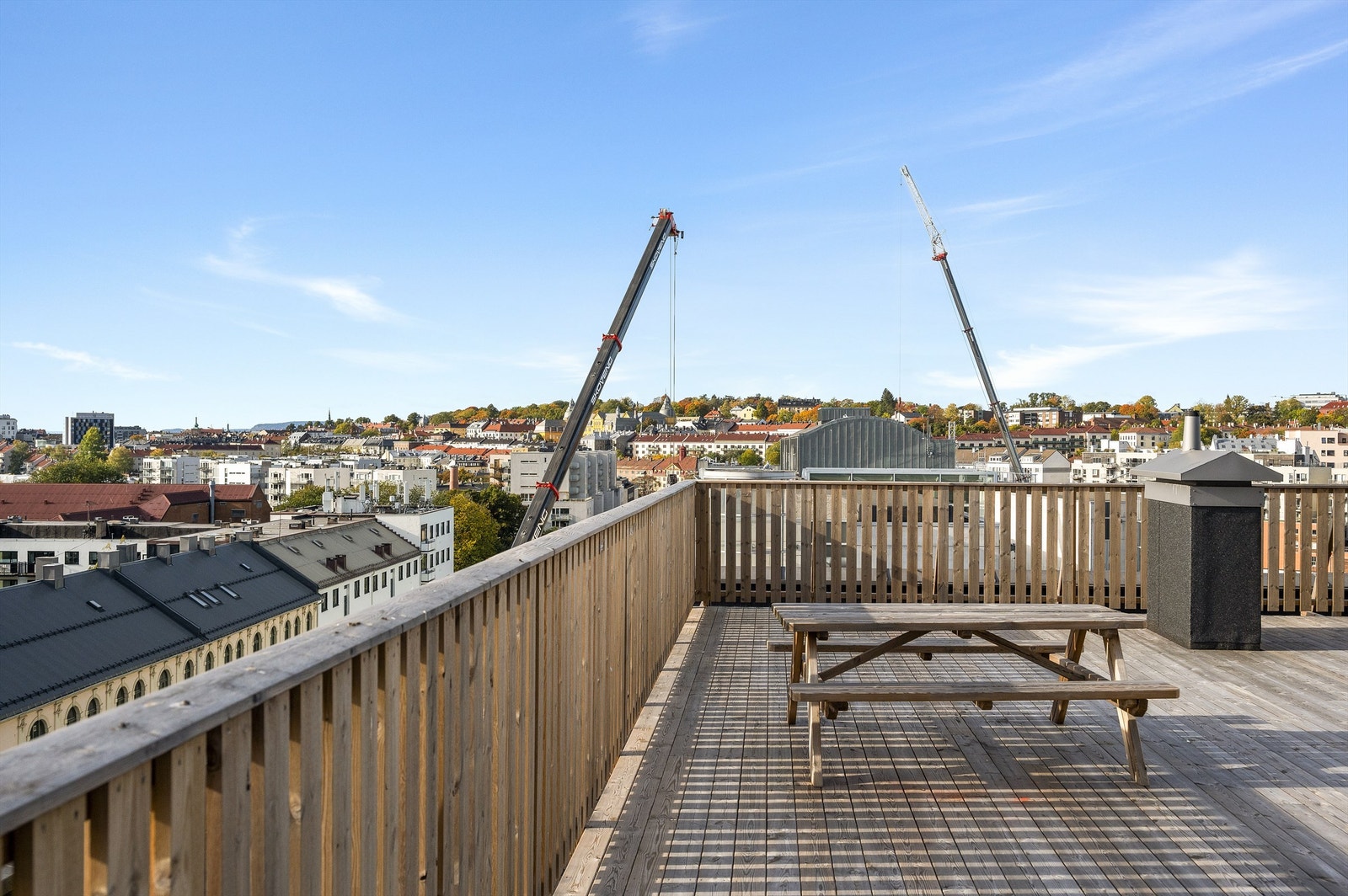 Takterrasse. Galleribilde