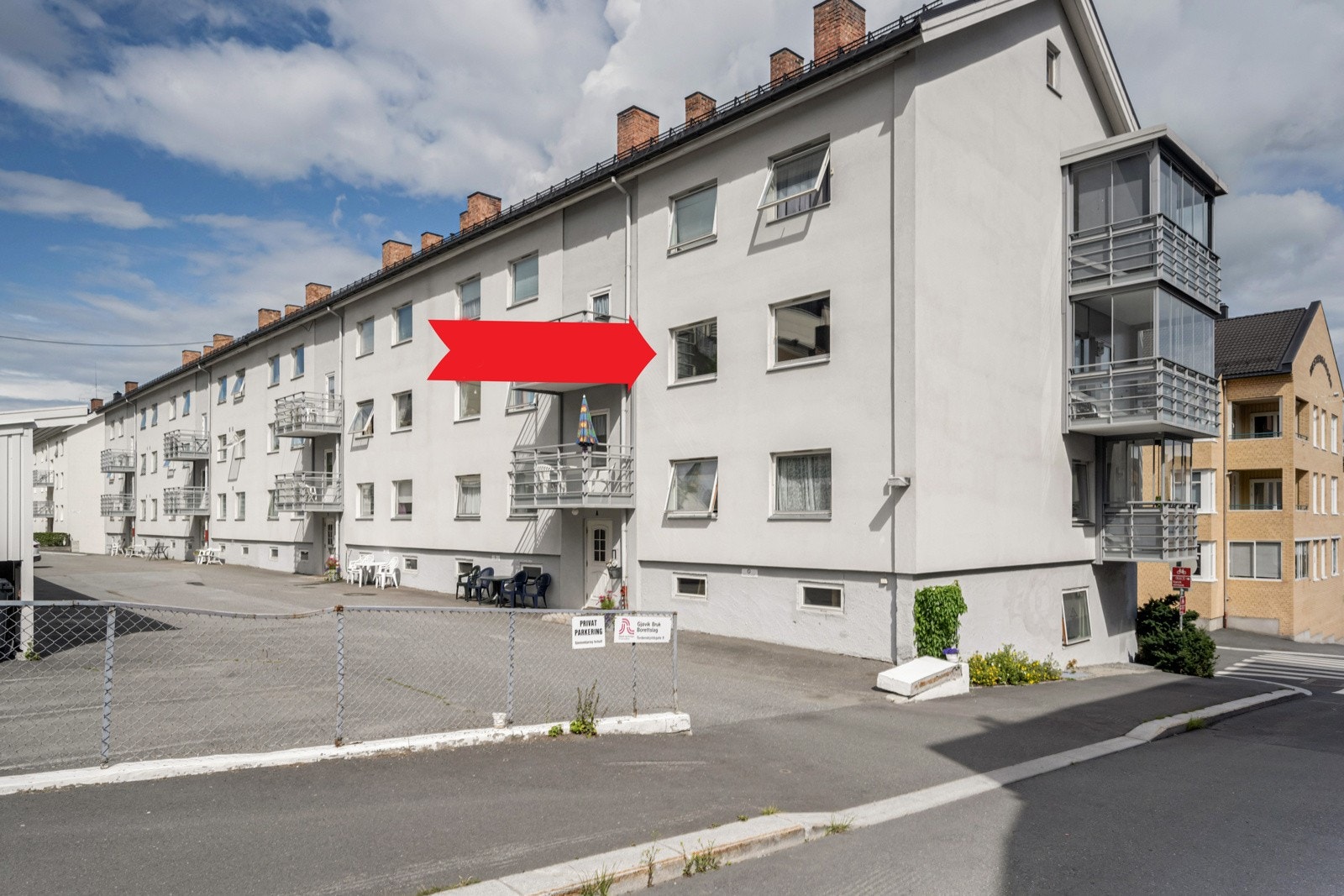Tordenskjolds Gate 6a har sentral beliggenhet midt i hjerte av Gjøvik. Galleribilde