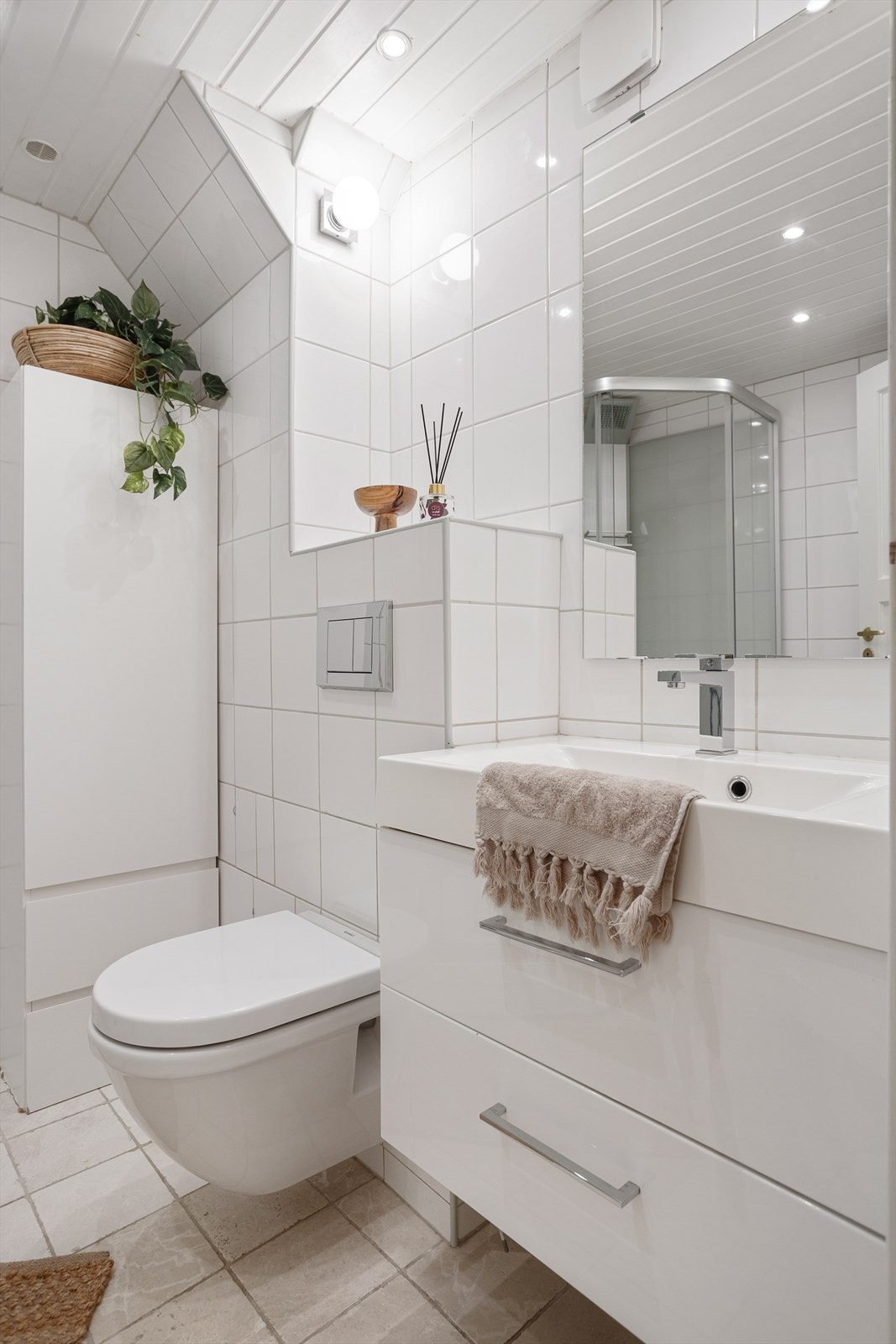 Badet i underetasjen er fra 2012. Galleribilde