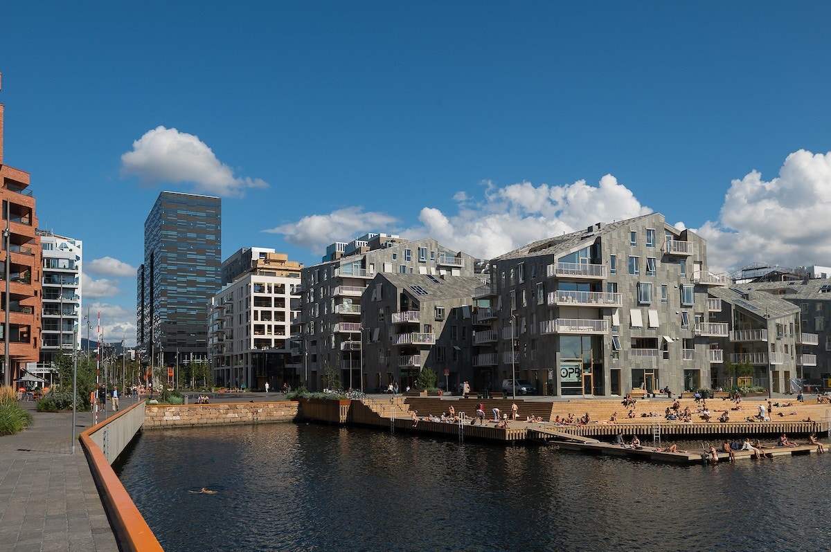 Bjørvika - Nærmiljø. Galleribilde
