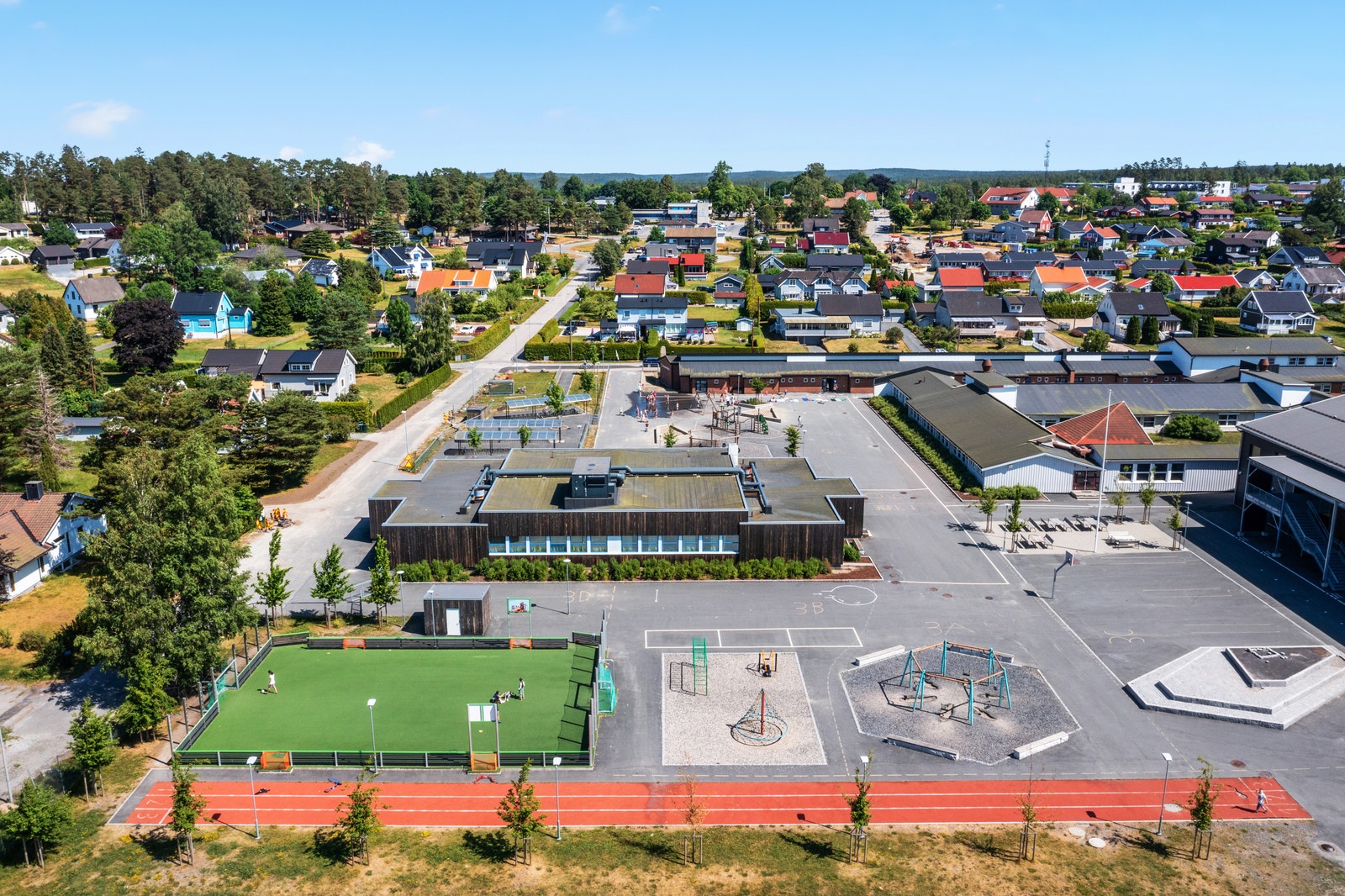 Tomtene sokner til Karlshus skole. Galleribilde