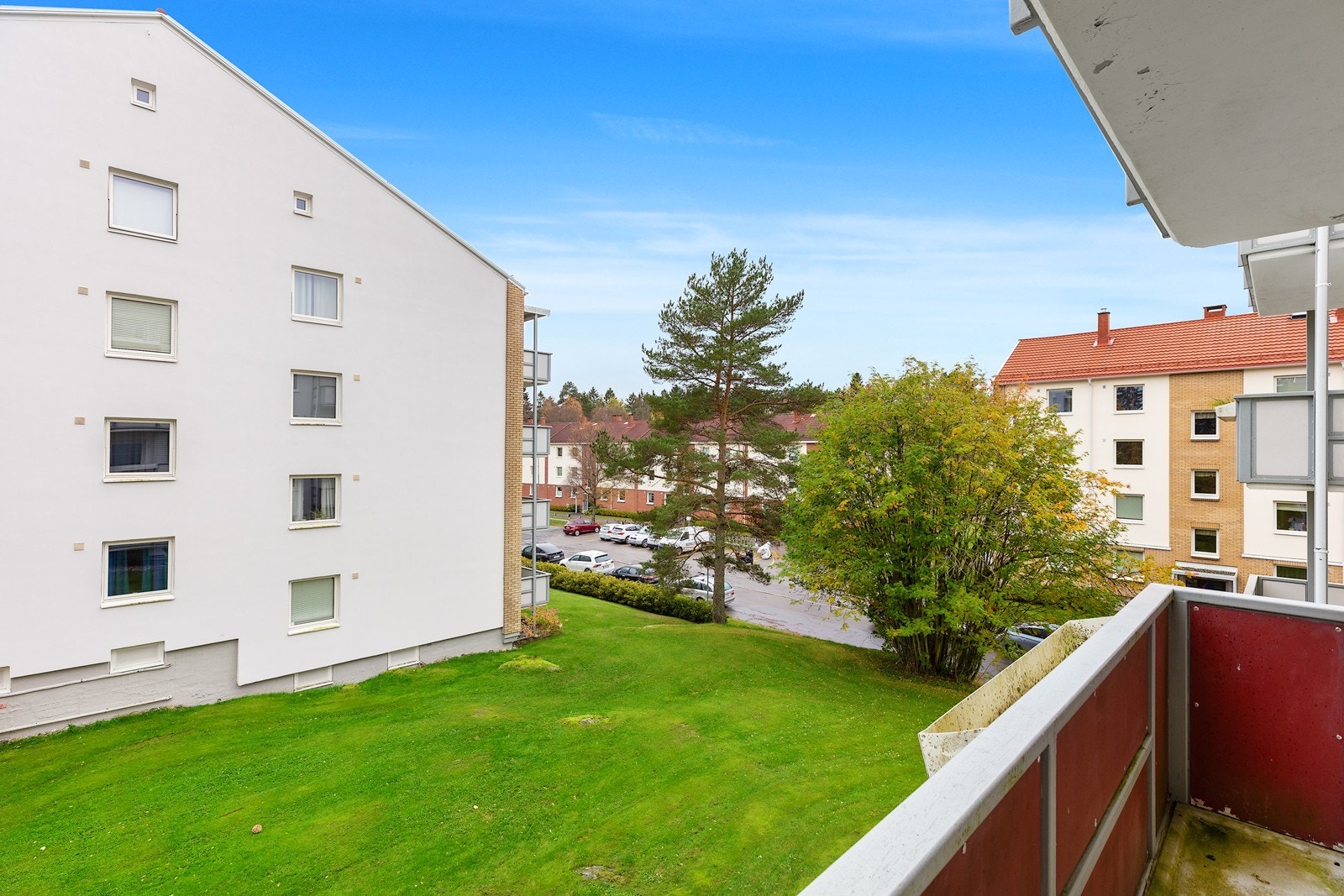 Utsikt fra balkong. Galleribilde