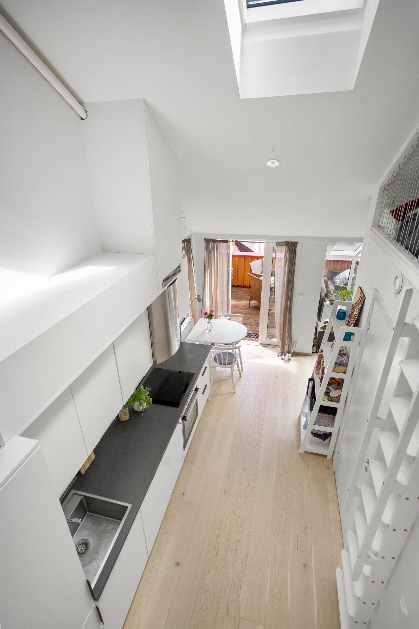 Leiligheten sett ovenfra hemsen Galleribilde