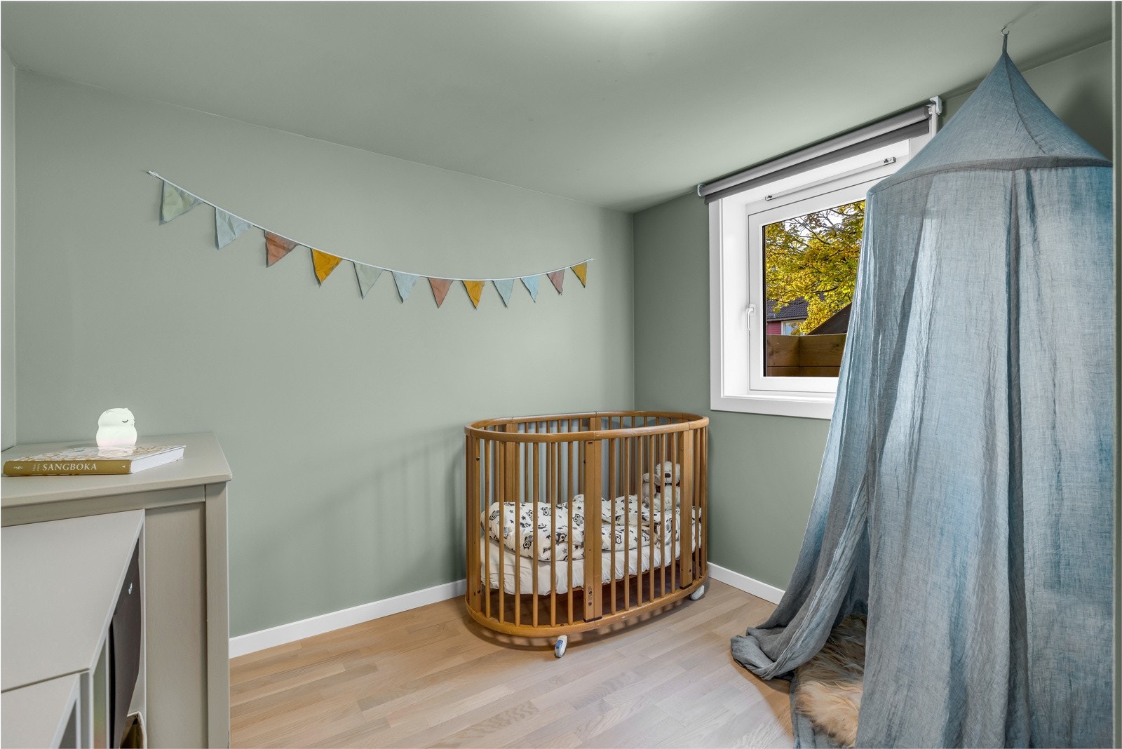 Soverommene kan brukes til eget behov og passer utmerket til barnerom, gjesterom eller hjemmekontor. Galleribilde