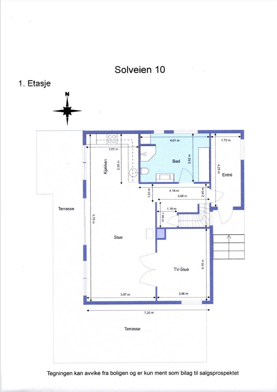 Plantegning 1. etasje Galleribilde