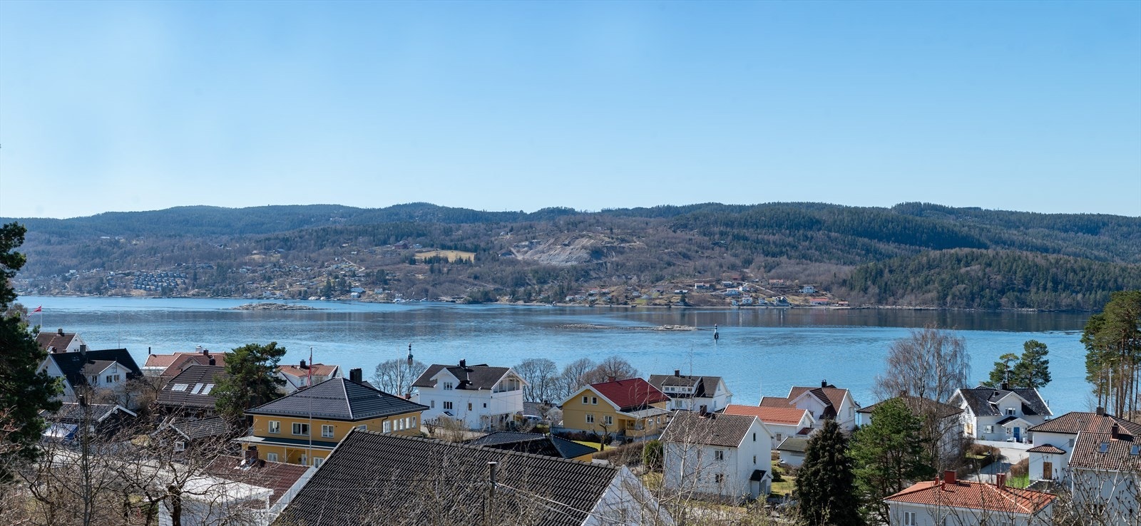 Flott utsikt over Drøbakssundet med Vestfjorden. Galleribilde