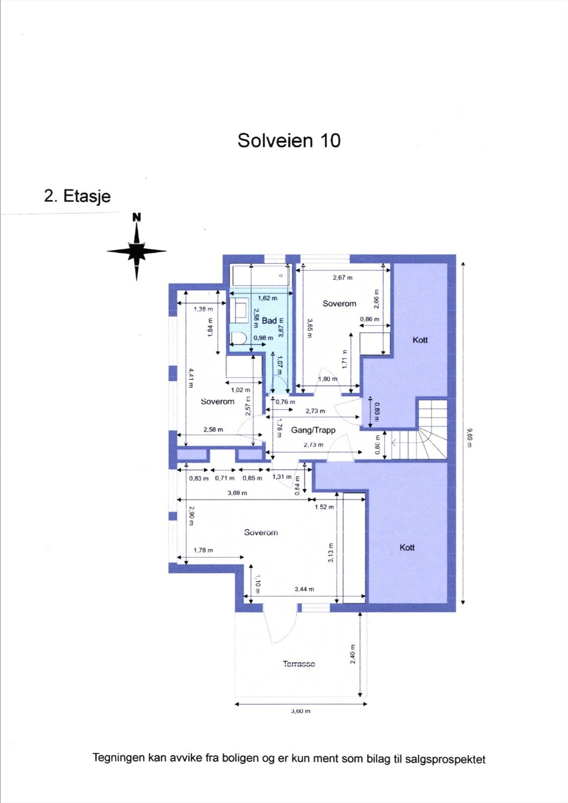 Plantegning 2. etasje Galleribilde