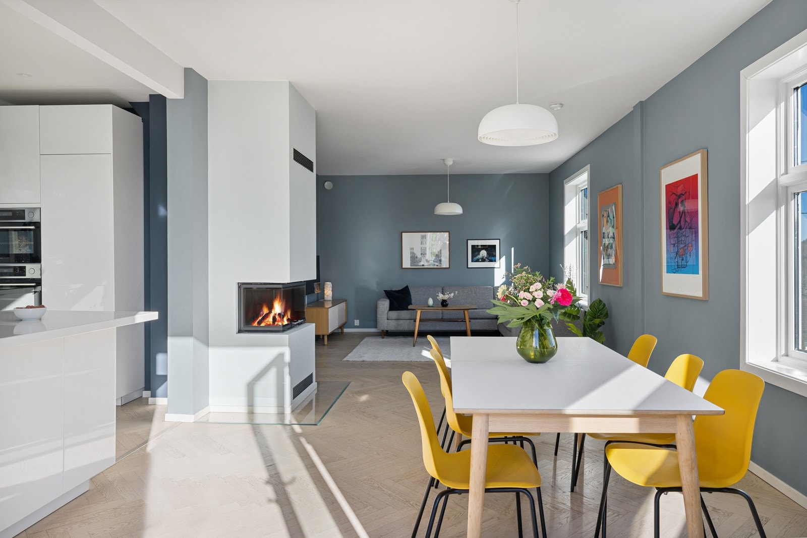 Den åpne og fine planløsningen må oppleves. Galleribilde