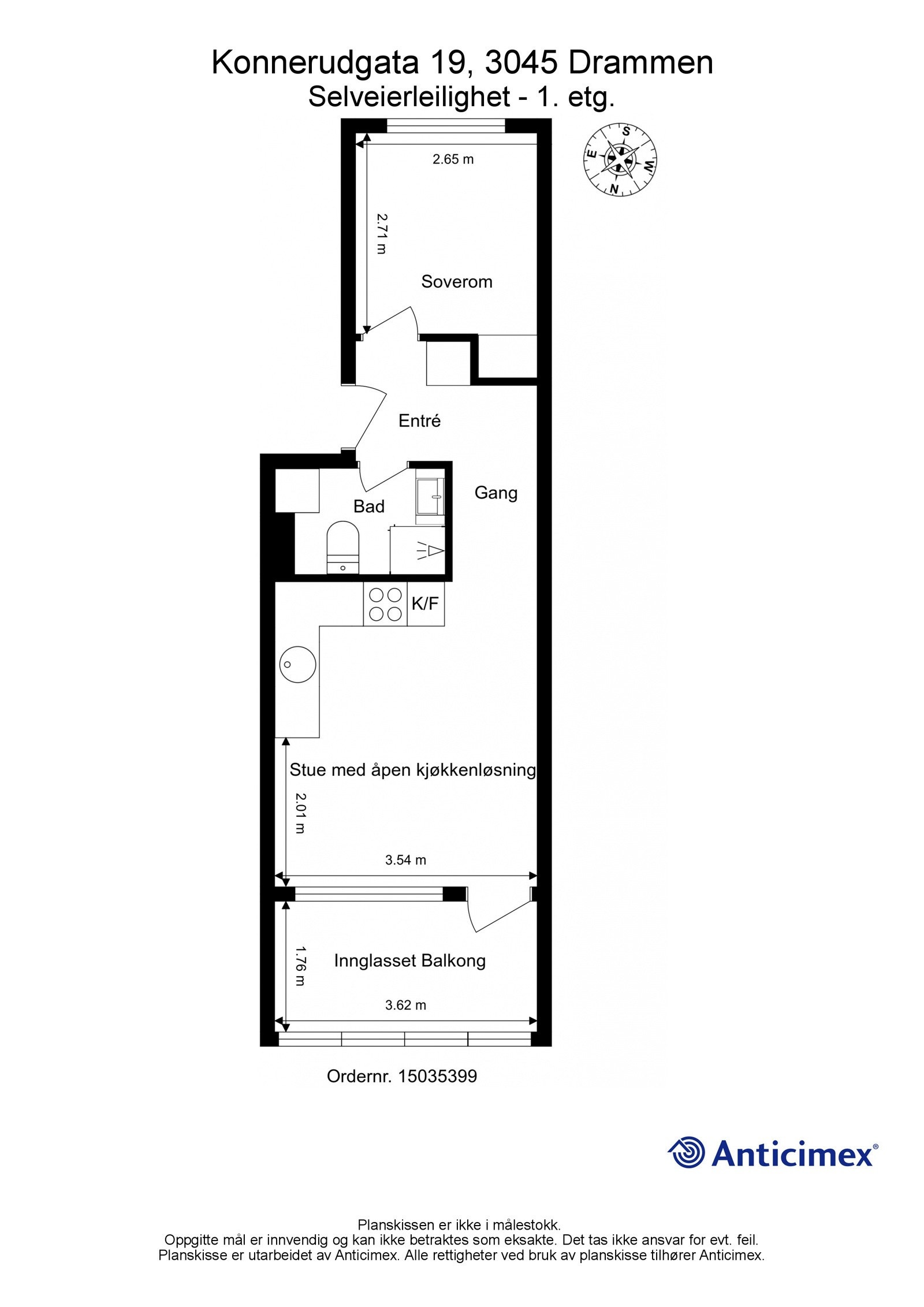 Plantegning Galleribilde