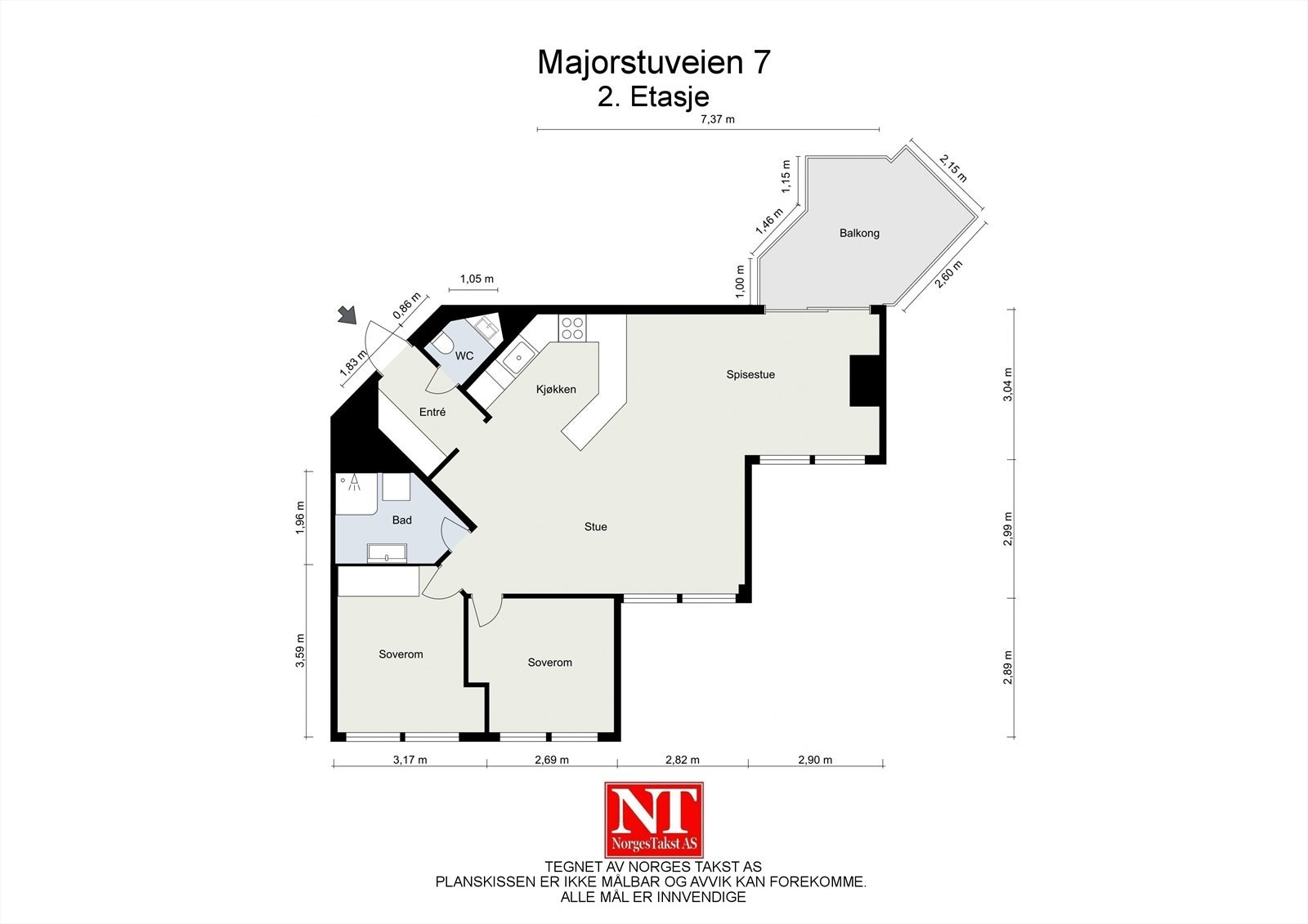 Et moderne og pent hjem, med optimal planløsning. Galleribilde