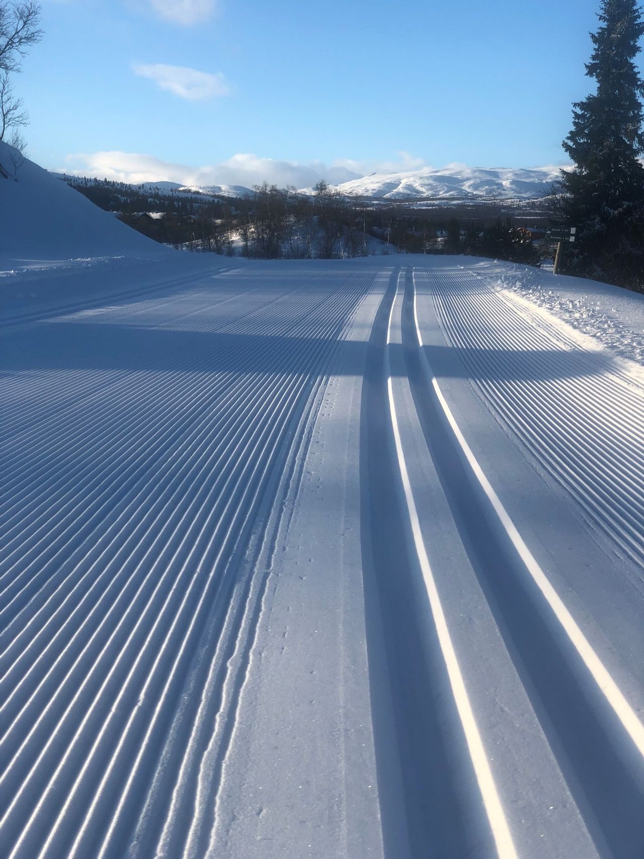 Det er flotte skimuligheter og et godt utviklet løypenett Galleribilde