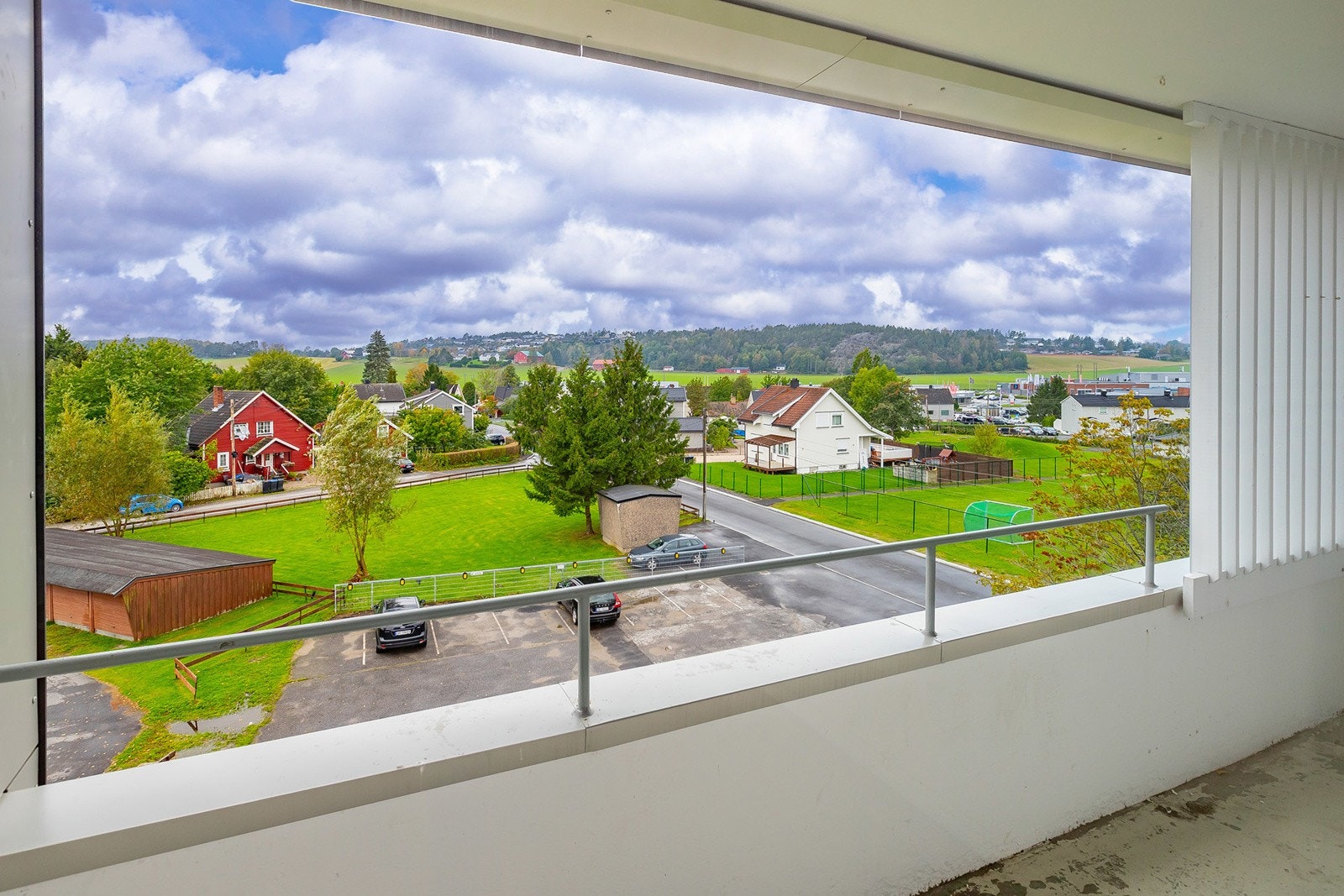 Balkong med utsikt Galleribilde