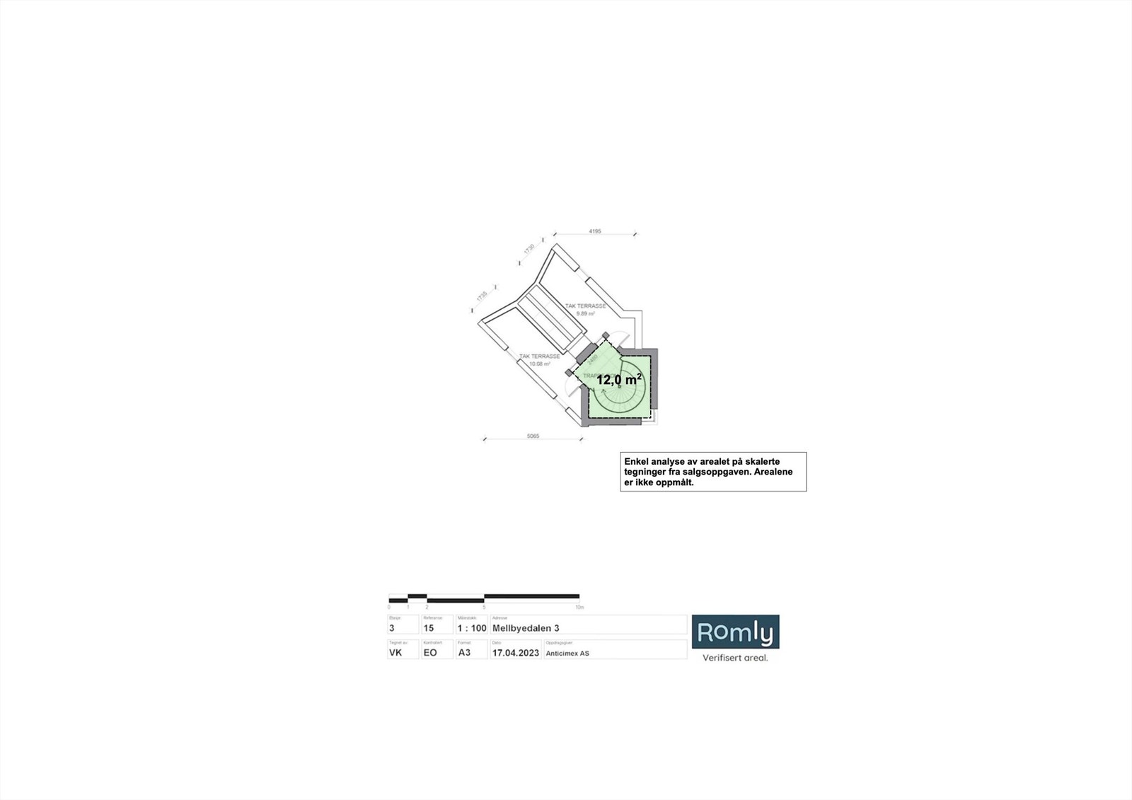 Loftsetasje Mellbyedalen Galleribilde