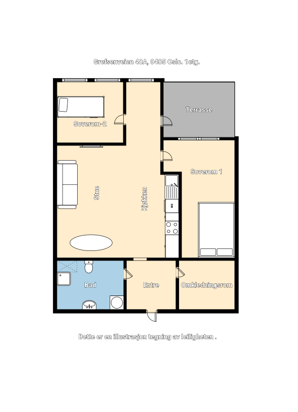 Plantegning Galleribilde