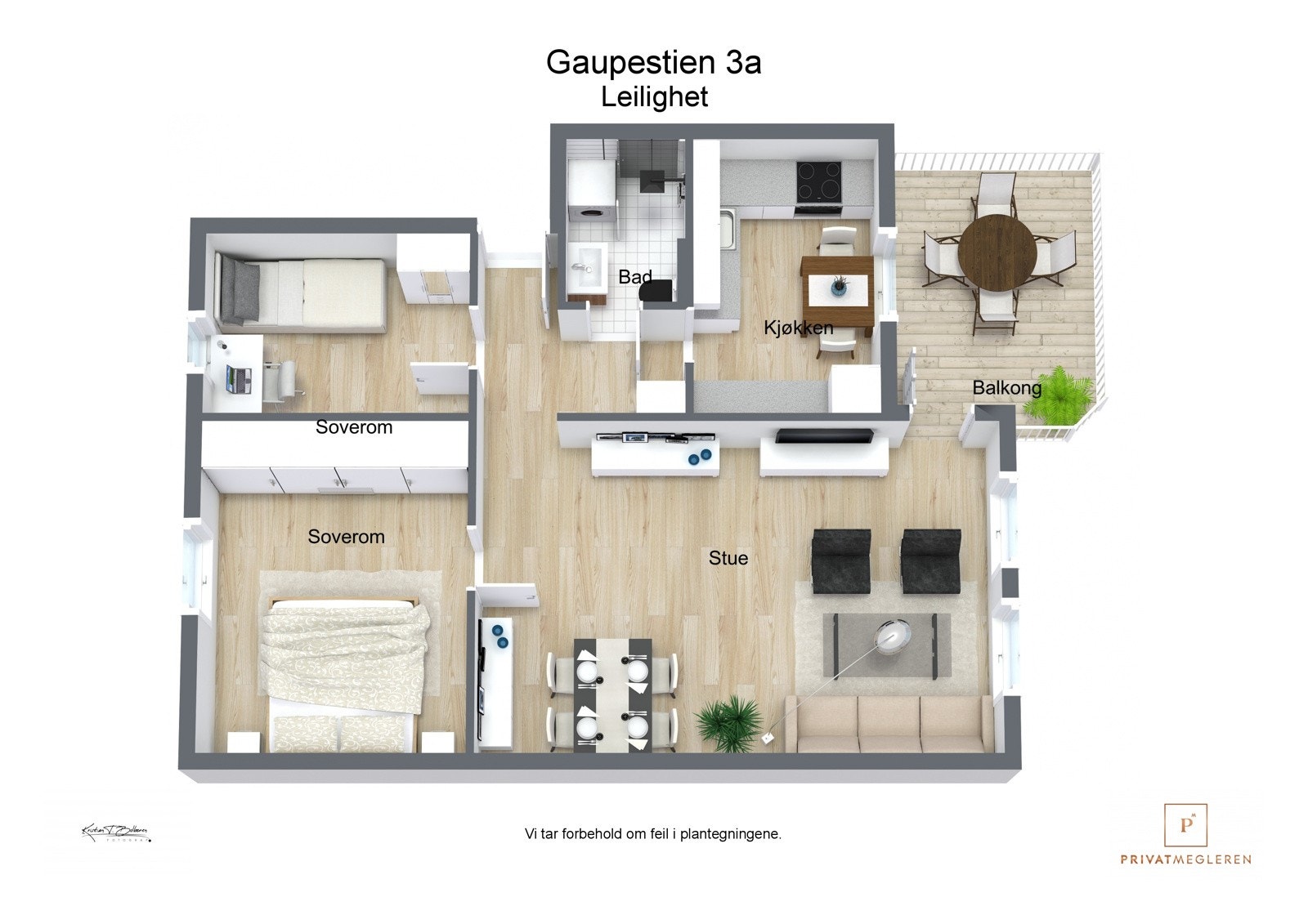 Plantegning Galleribilde