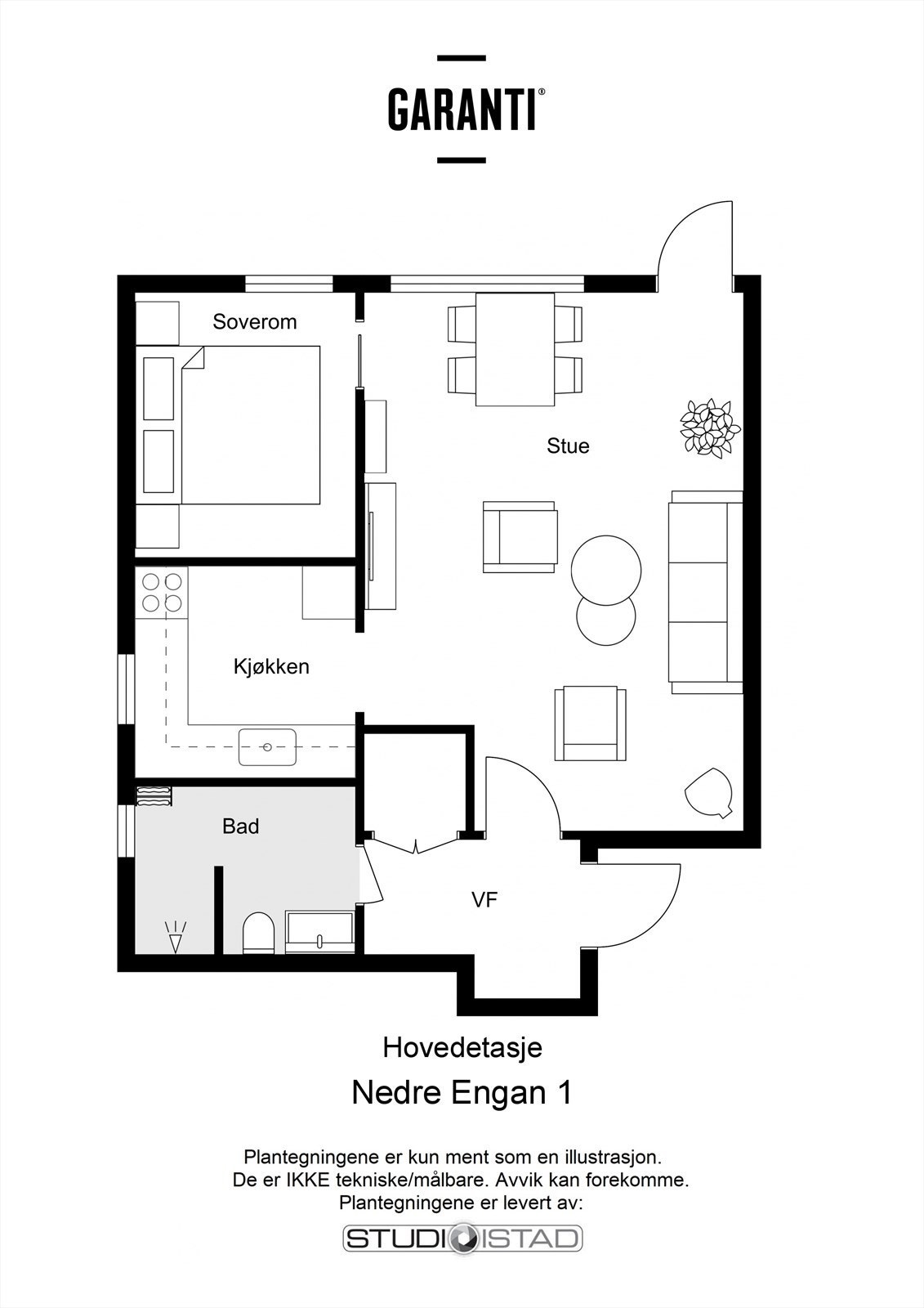 Plantegning. Galleribilde