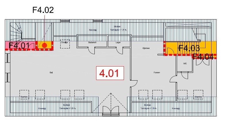 Plantegning 4. etg. Galleribilde
