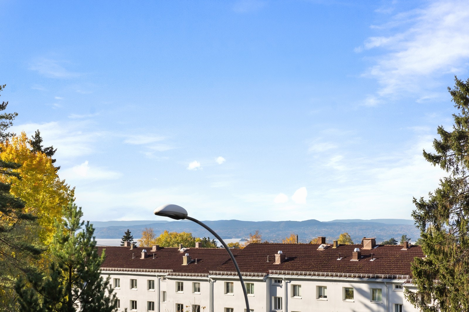 Utsikt fra balkong Galleribilde