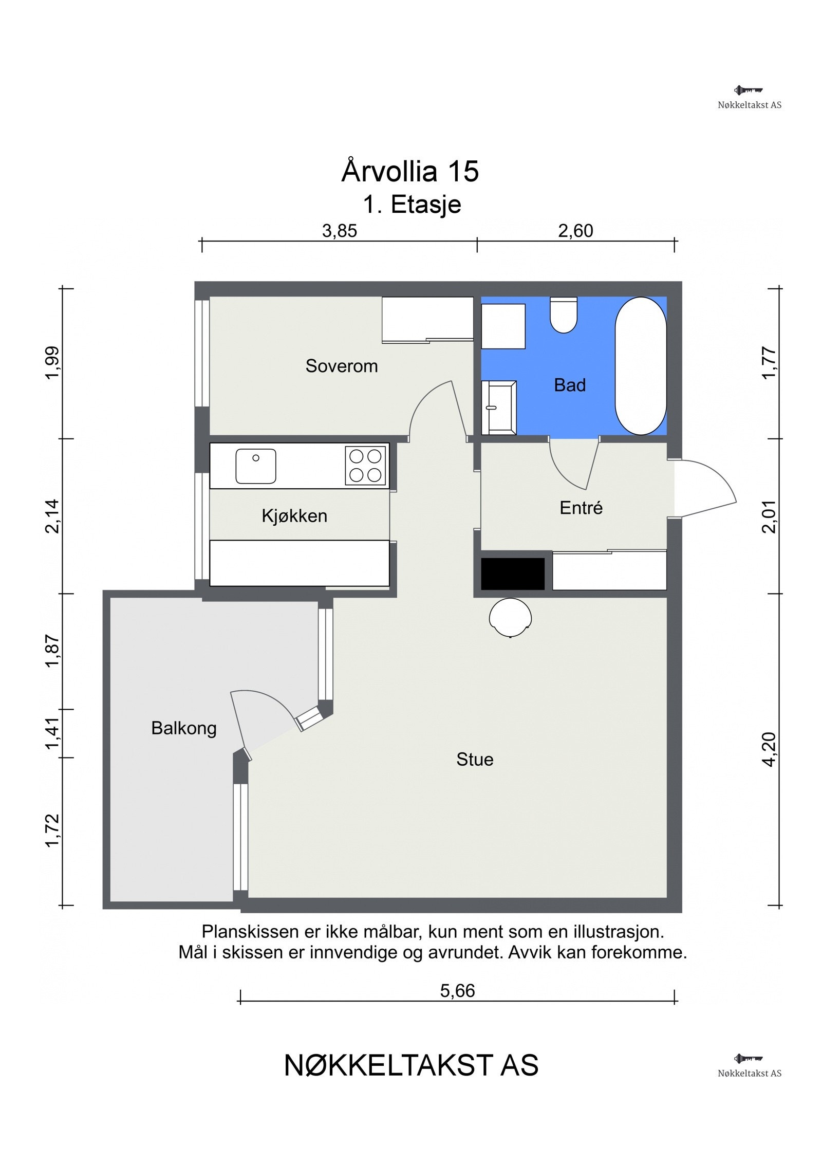 Plantegning Galleribilde
