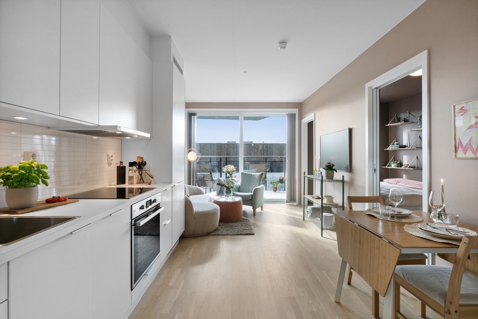 Her kan du vente deg en god planløsning og gjennomgående høy standard Galleribilde