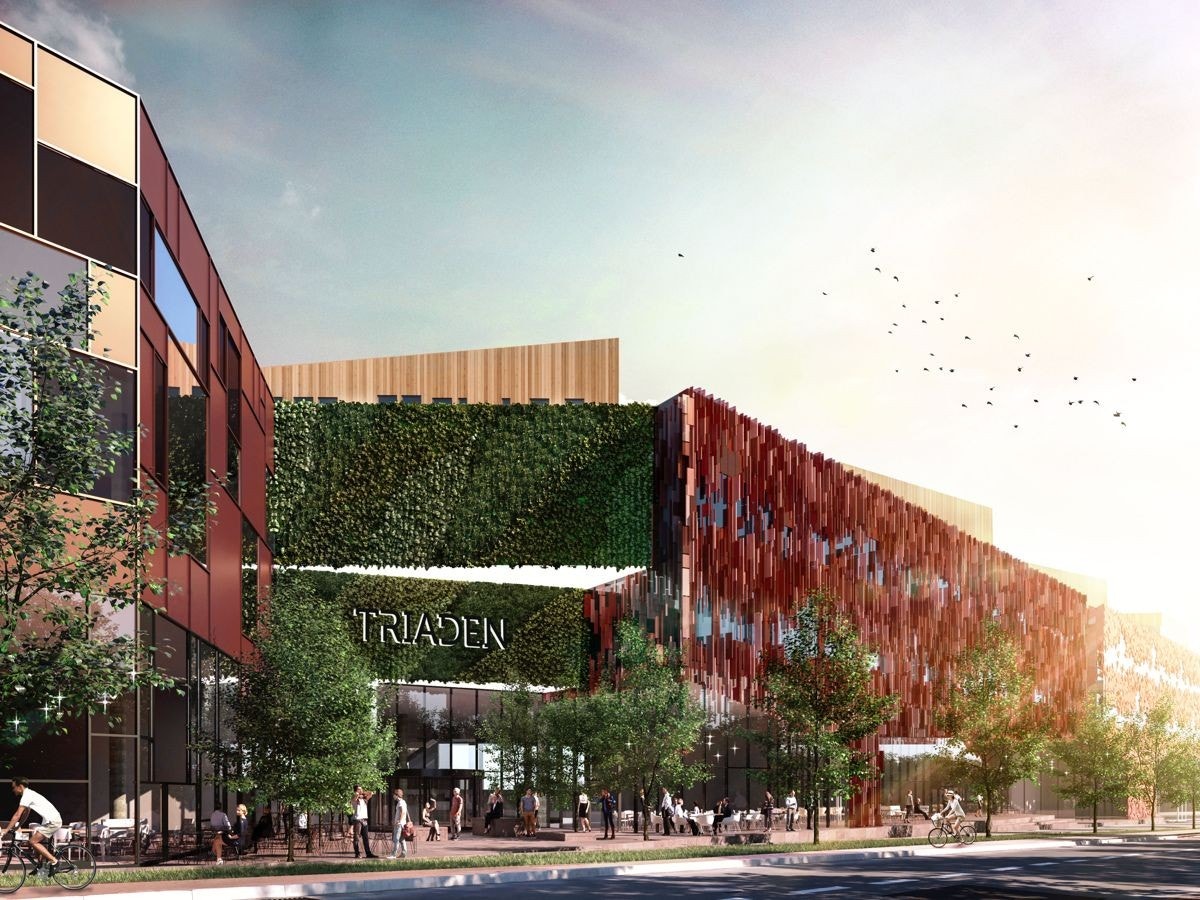 Triaden senter ligger også i Lørenskog sentrum. Galleribilde