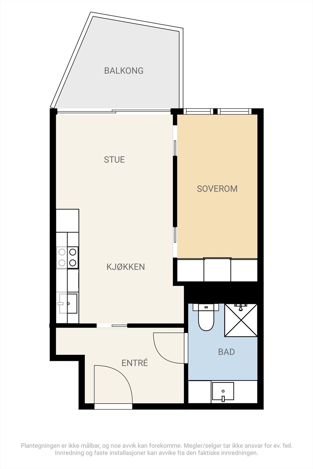 En oversikt over planløsningen! Galleribilde