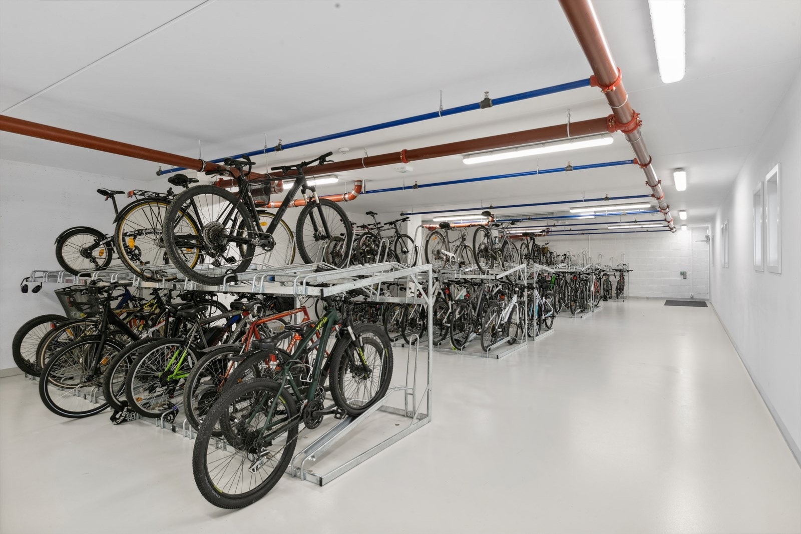 Sameiet har felles sykkelbod for beboerne Galleribilde