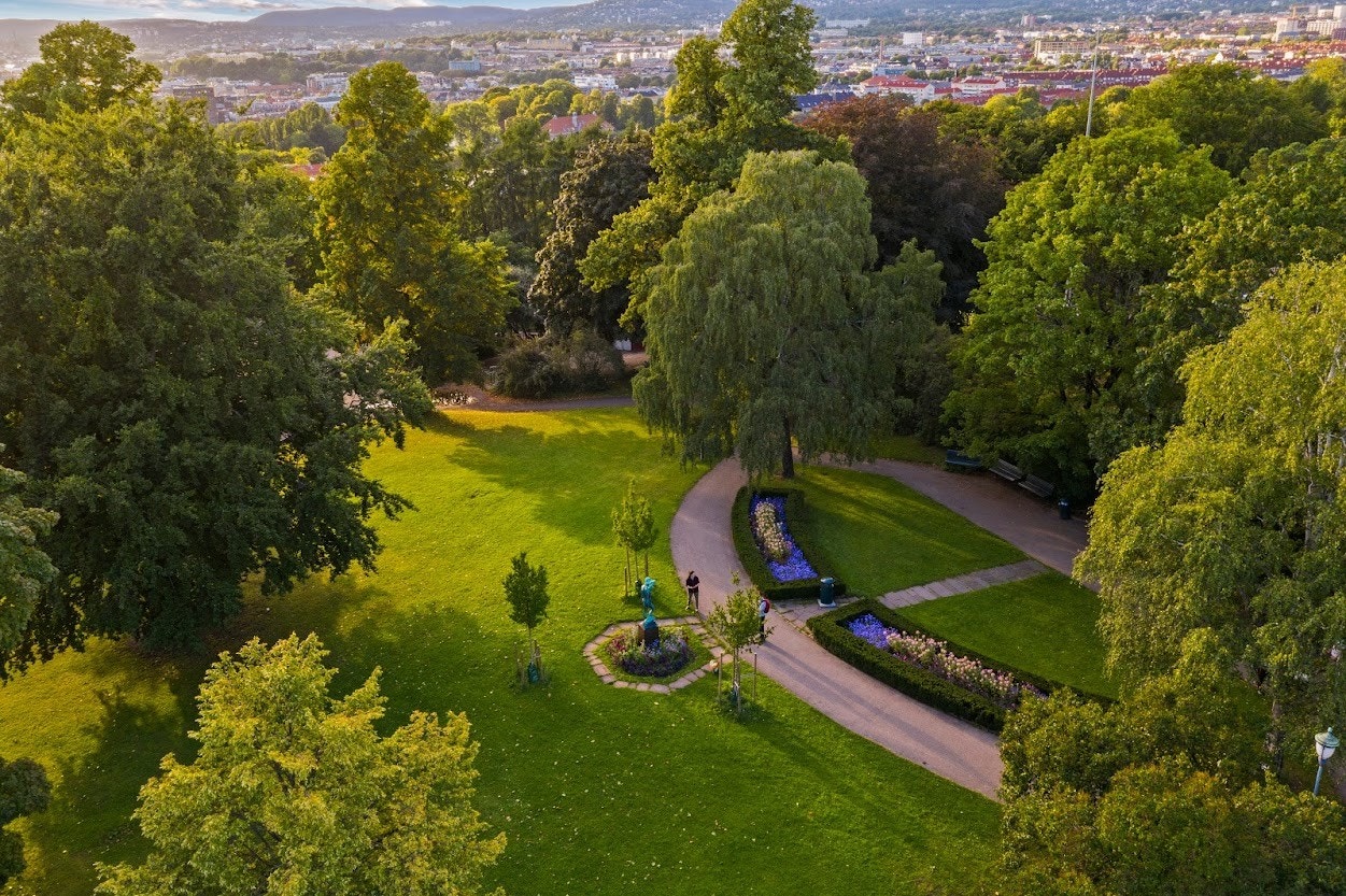 Ellers er det flere hyggelige parker i kort gangavstand fra boligen Galleribilde