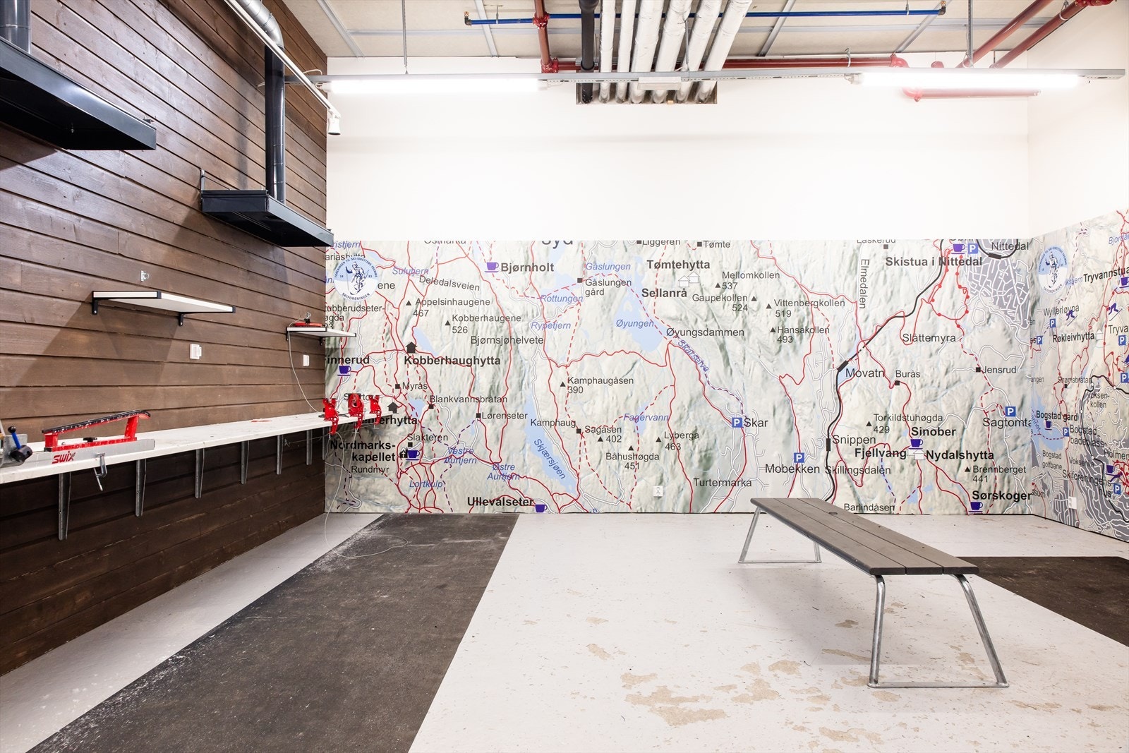 Felles smørebod i sameiet. Galleribilde