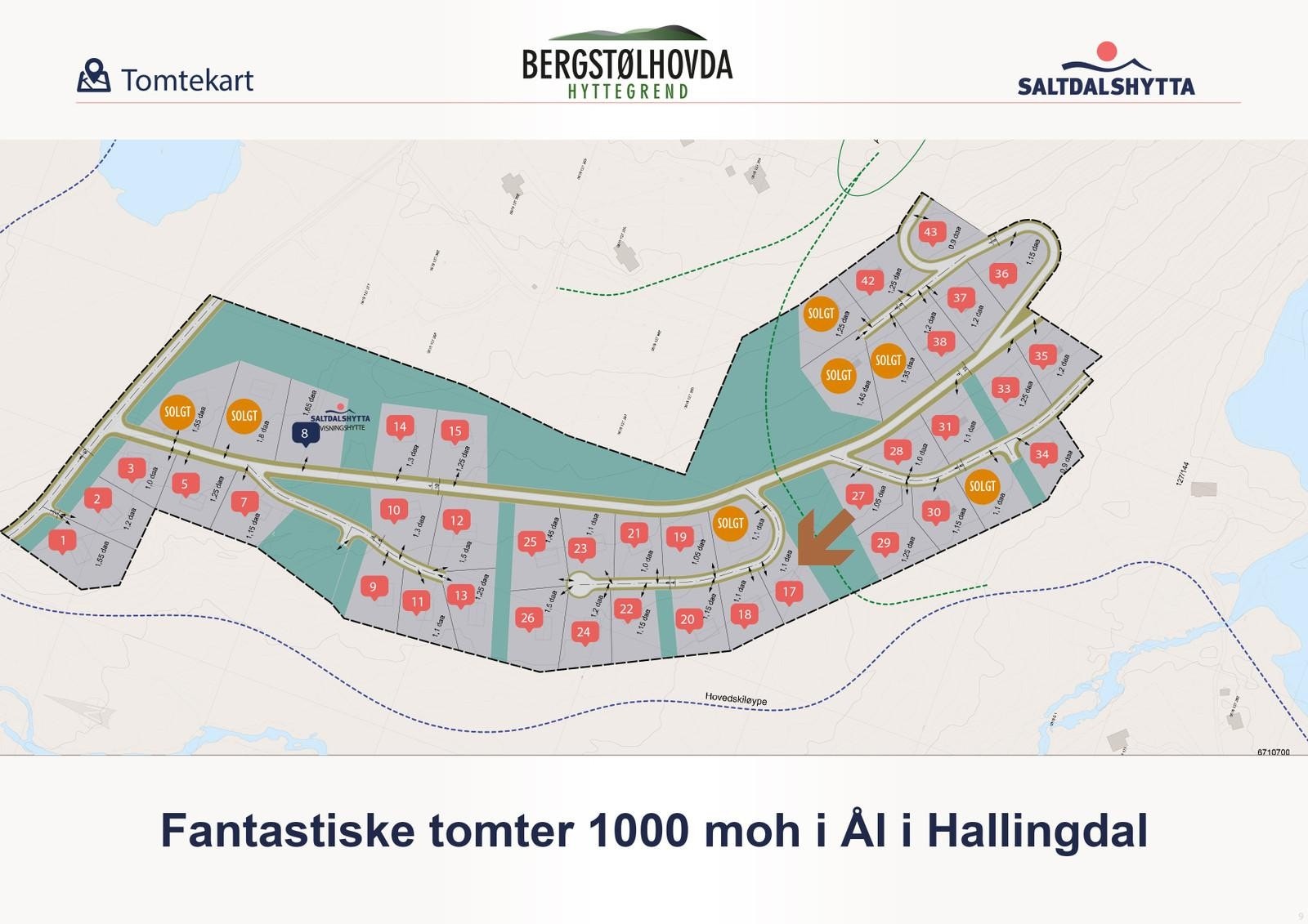 Oversikt tomter. Galleribilde