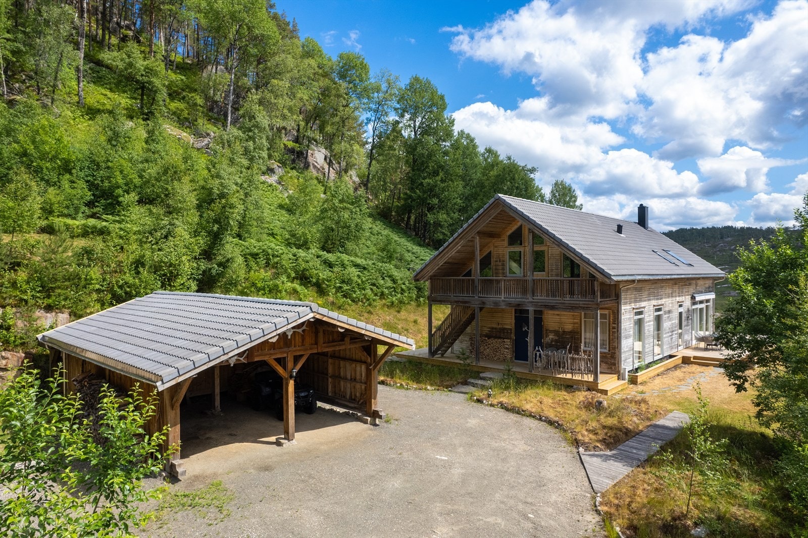 Medfølger garasje. Galleribilde