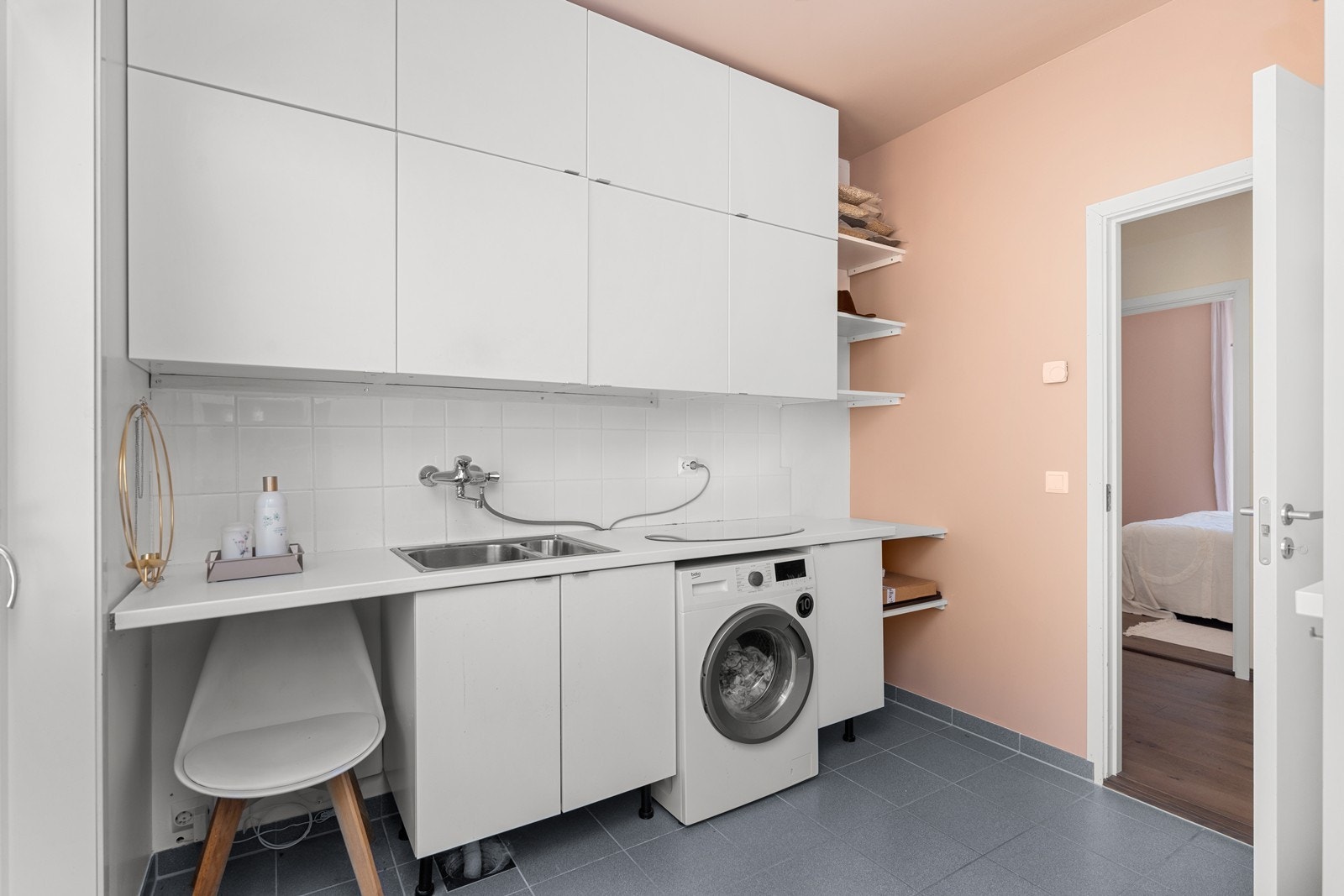 Praktisk vaskevaskerom... Galleribilde