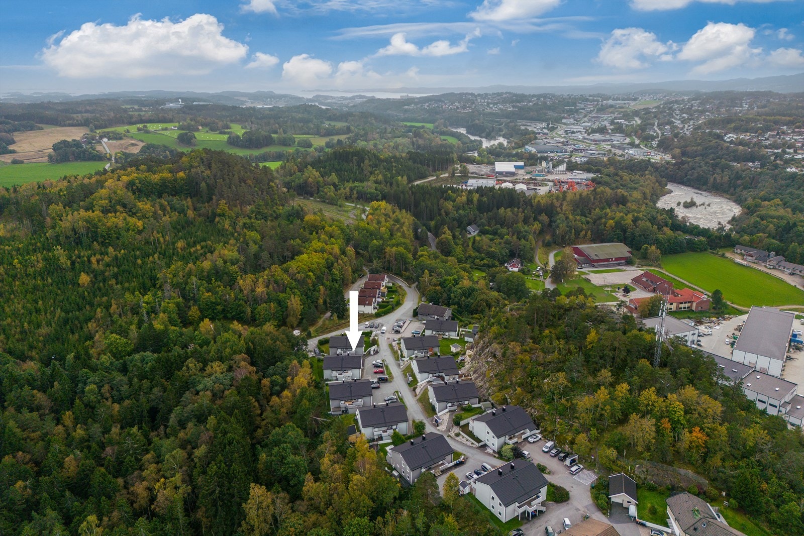Flott beliggenhet i populære Bommestadåsen Galleribilde