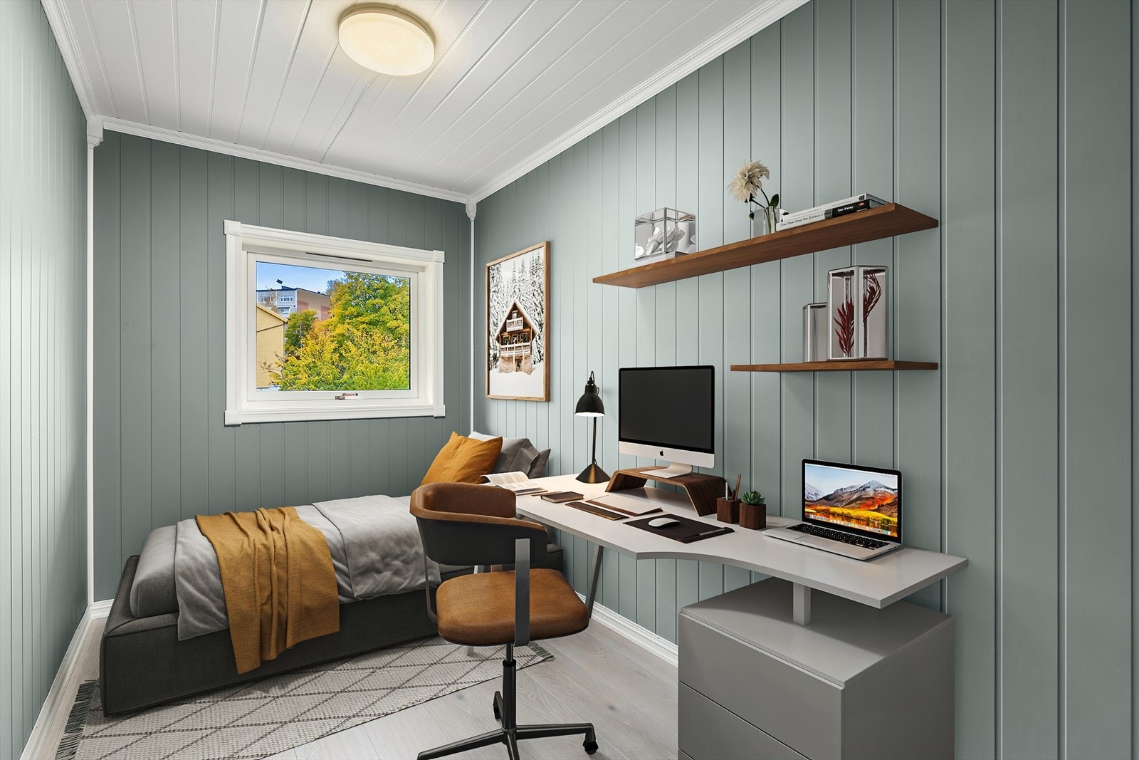 Soverom III er beliggende i 2 etasje og har plass til seng, pult m.m. Galleribilde