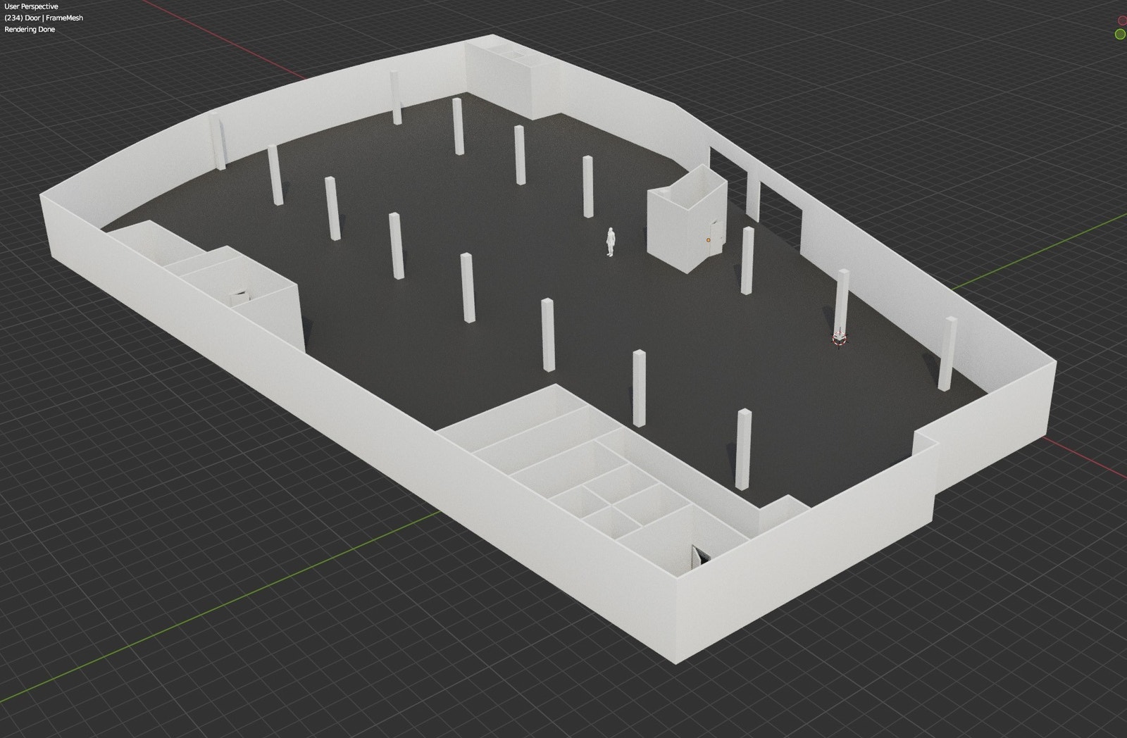 Arealet som leies ut kan deles opp eller leies ut i sin helhet. Det er totalt 2 264 m2 inkludert lager. Galleribilde