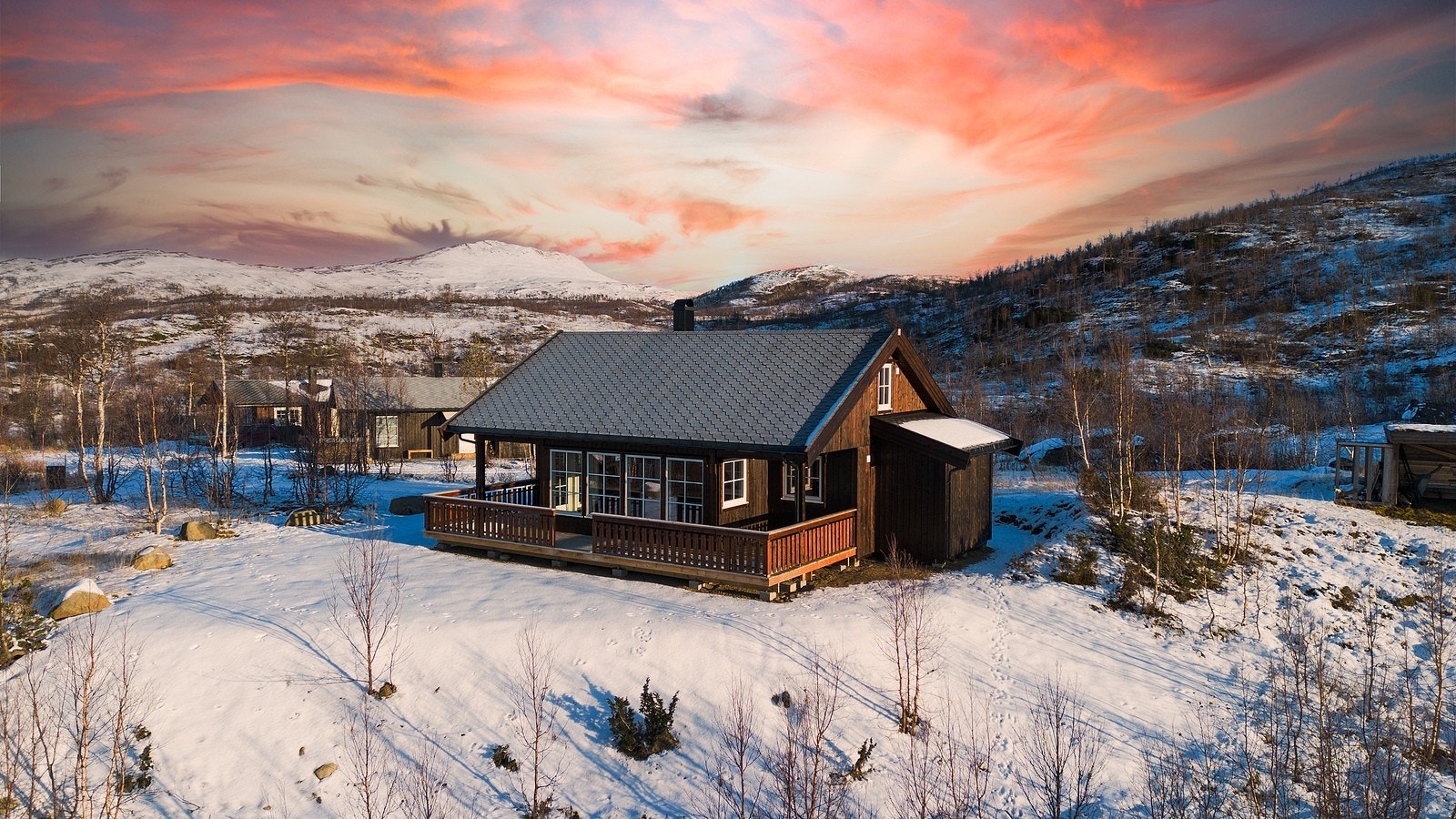 Velkommen til denne flotte hytta på Øver-Temmermoen i Umbukta! Galleribilde