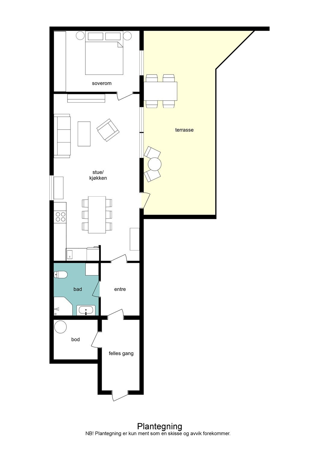 Nedre Geilegrend 34 Plan Galleribilde