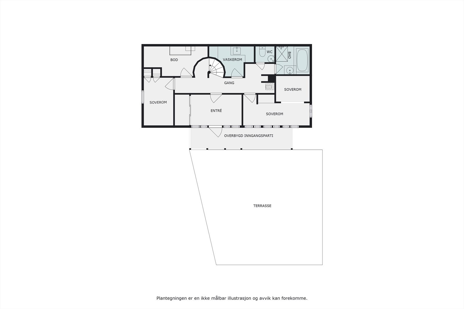 Plantegning Galleribilde