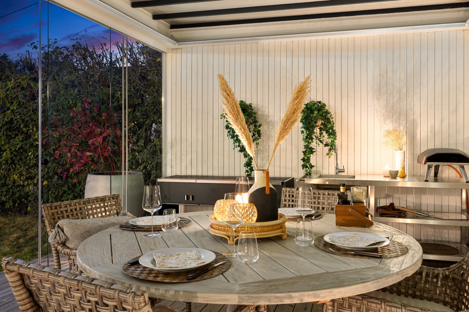 Her kan man nyte lange sommerkvelder med venner og familie. Galleribilde