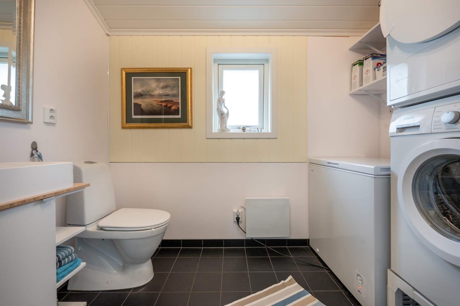 Separat vaskerom med wc Galleribilde