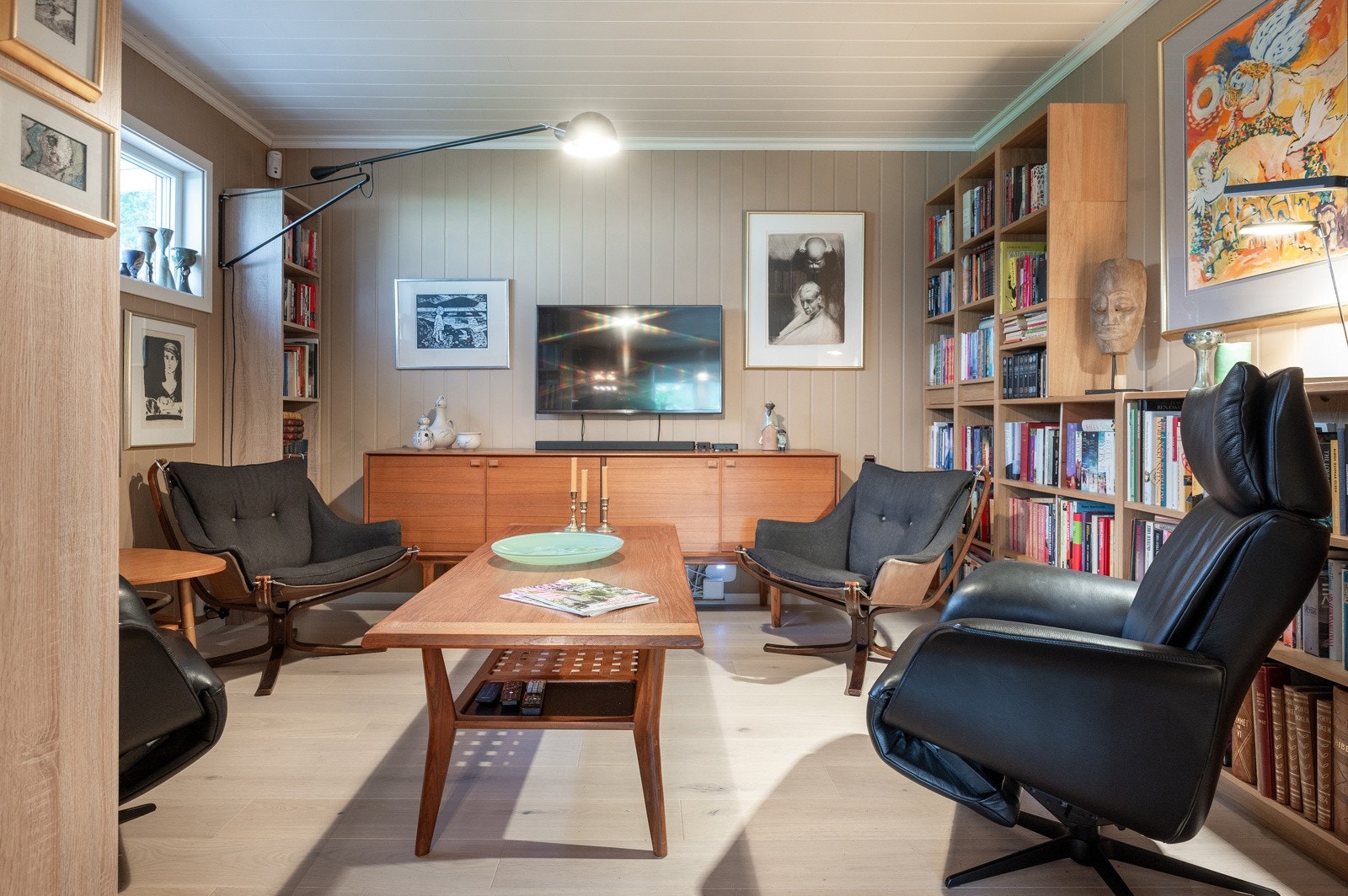 TV-stue Galleribilde