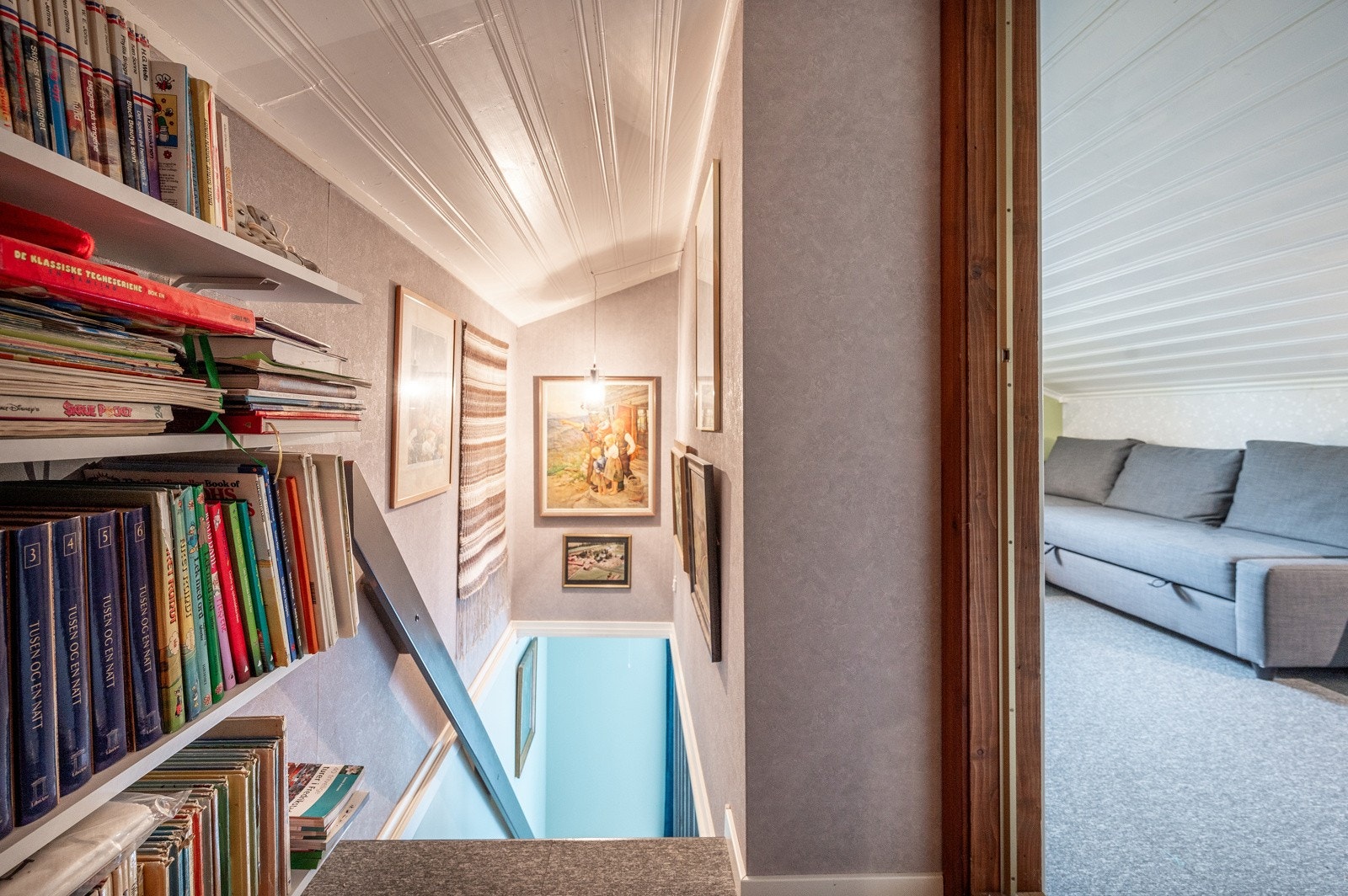 Soverom, loft Galleribilde